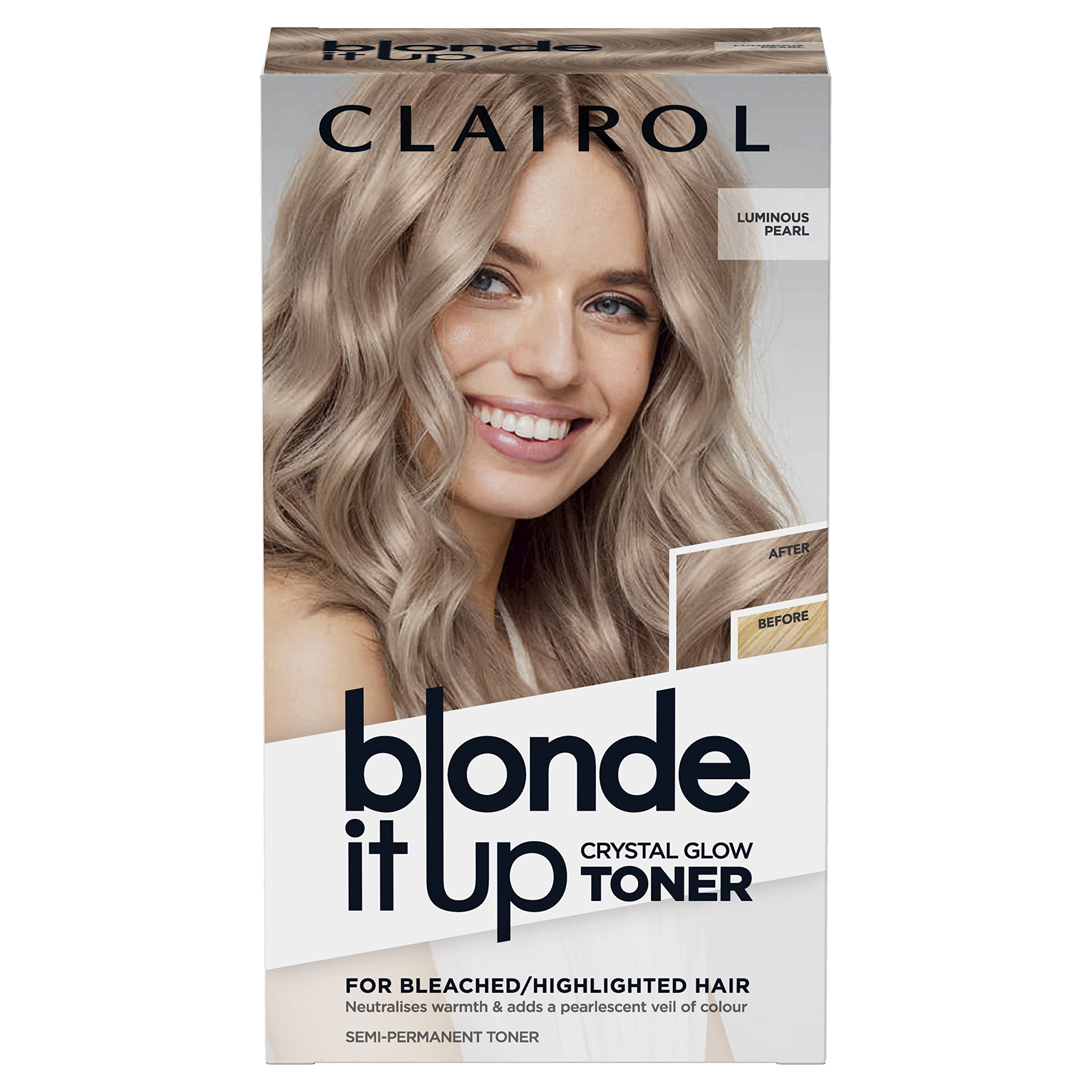 Clairol Blonde It Up Crystal Glow Toner Kit – Luminous Pearl