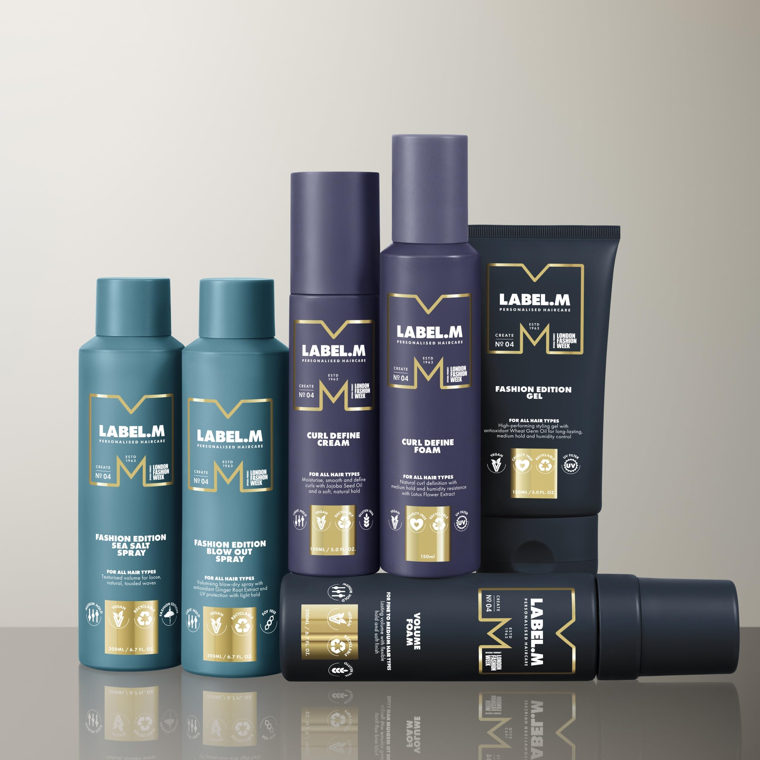 label.m Fashion Edition Sea Salt Spray for Tousled Volume and UV Protection, 200ml 4