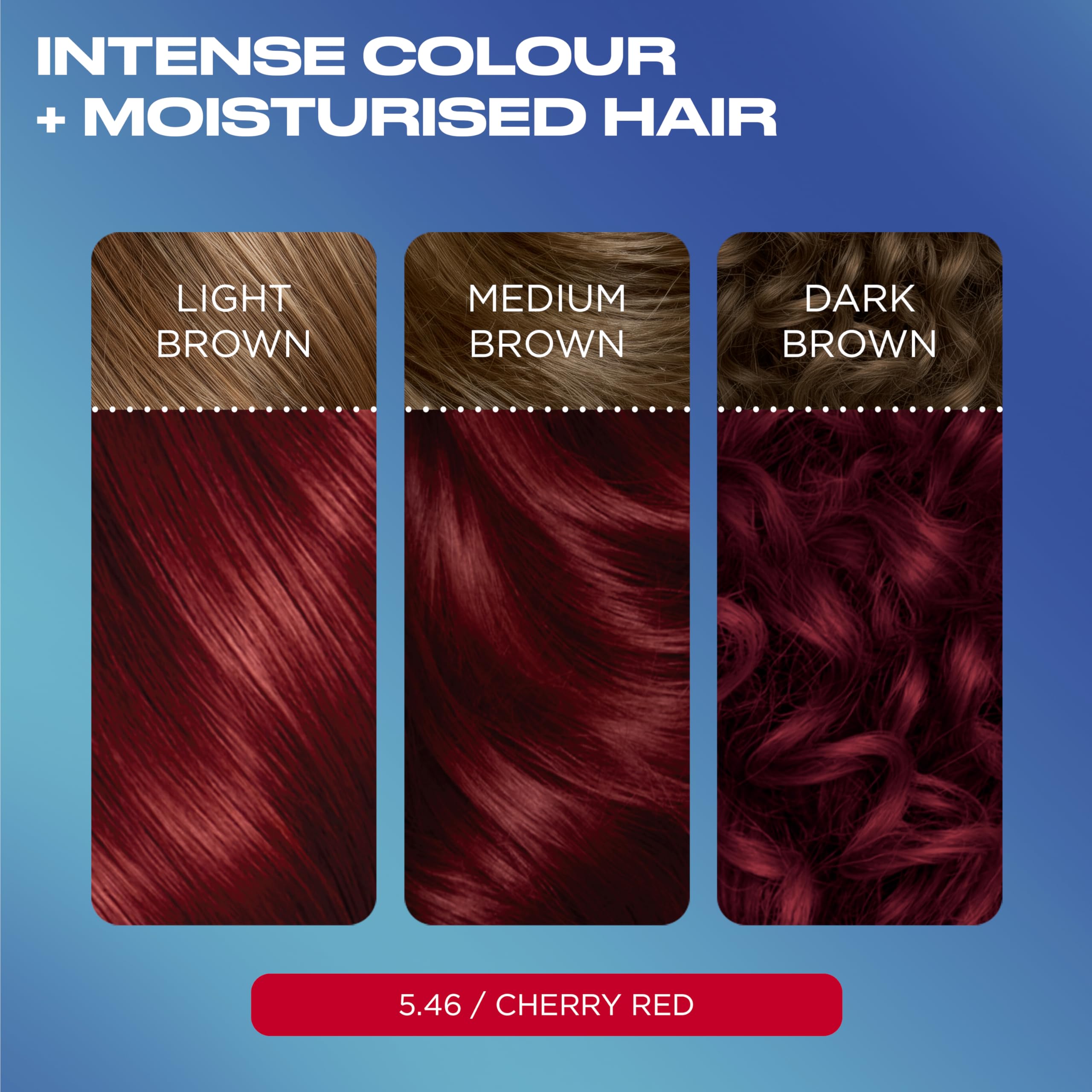 Clairol Nice N Easy Permanent Bold Hair Dye 5.46 Cherry Red Zero Ammonia 8