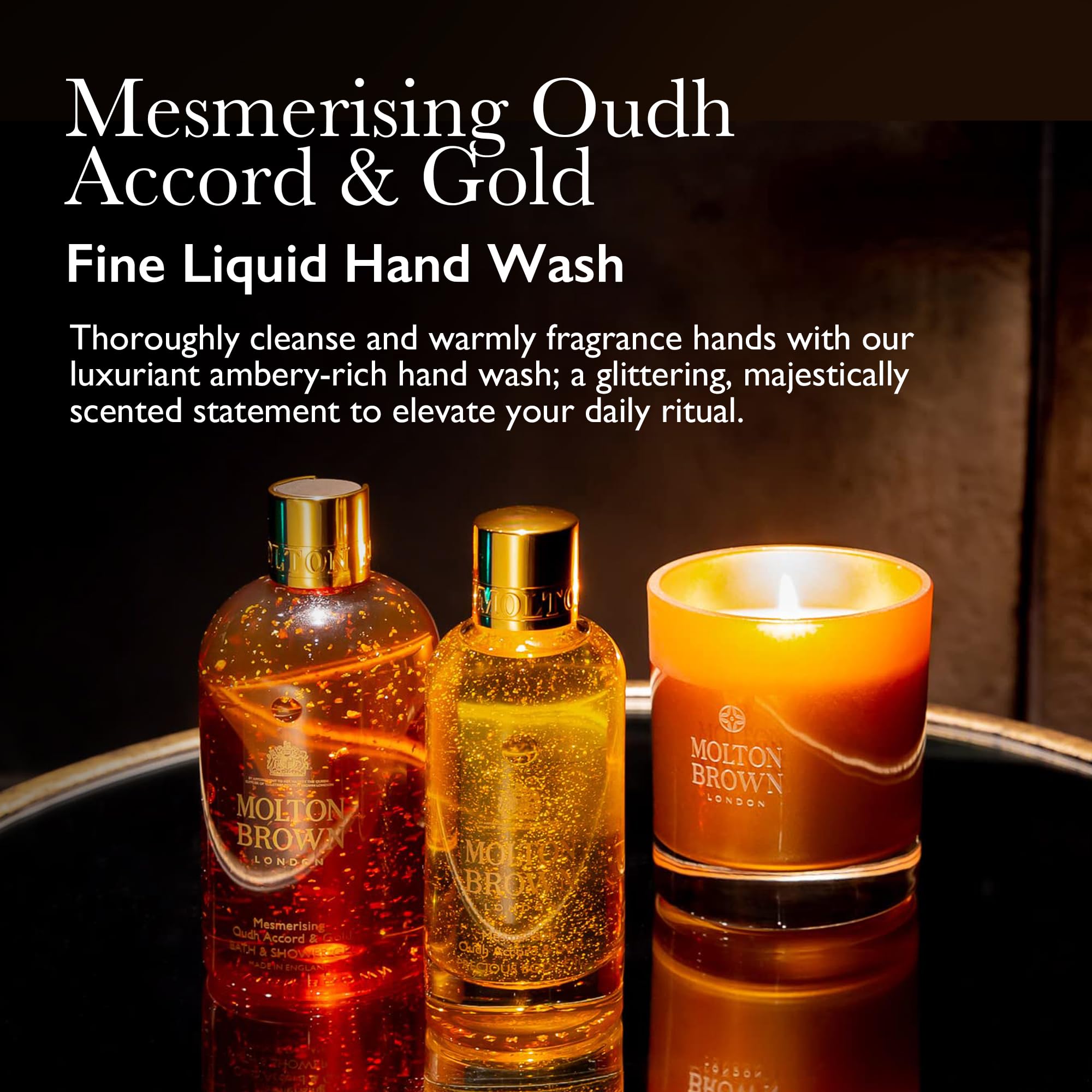 Molton Brown Mesmerising Oudh Accord & Gold Fine Liquid Hand Wash 300 ml 3