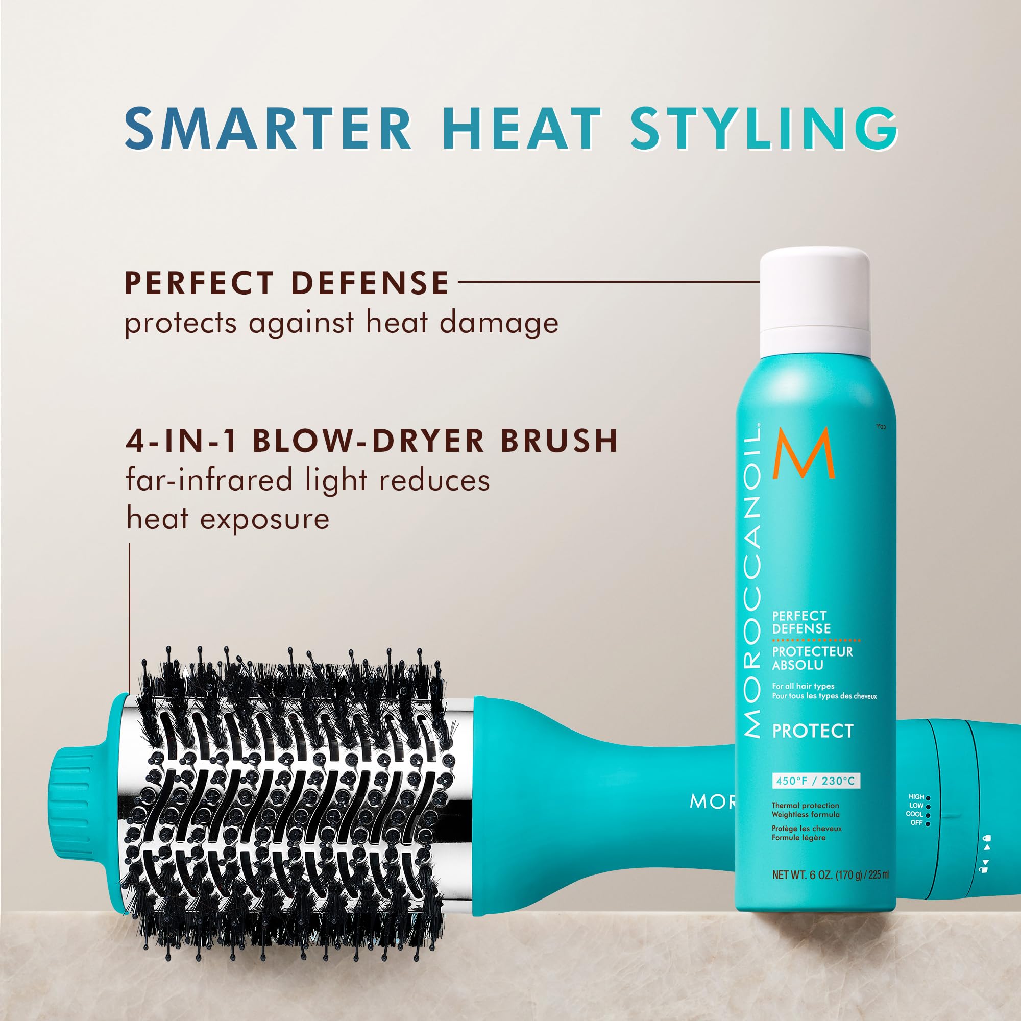 Moroccanoil Perfect Defence Heat Protective Spray for All Hair Types, 225 ml 6
