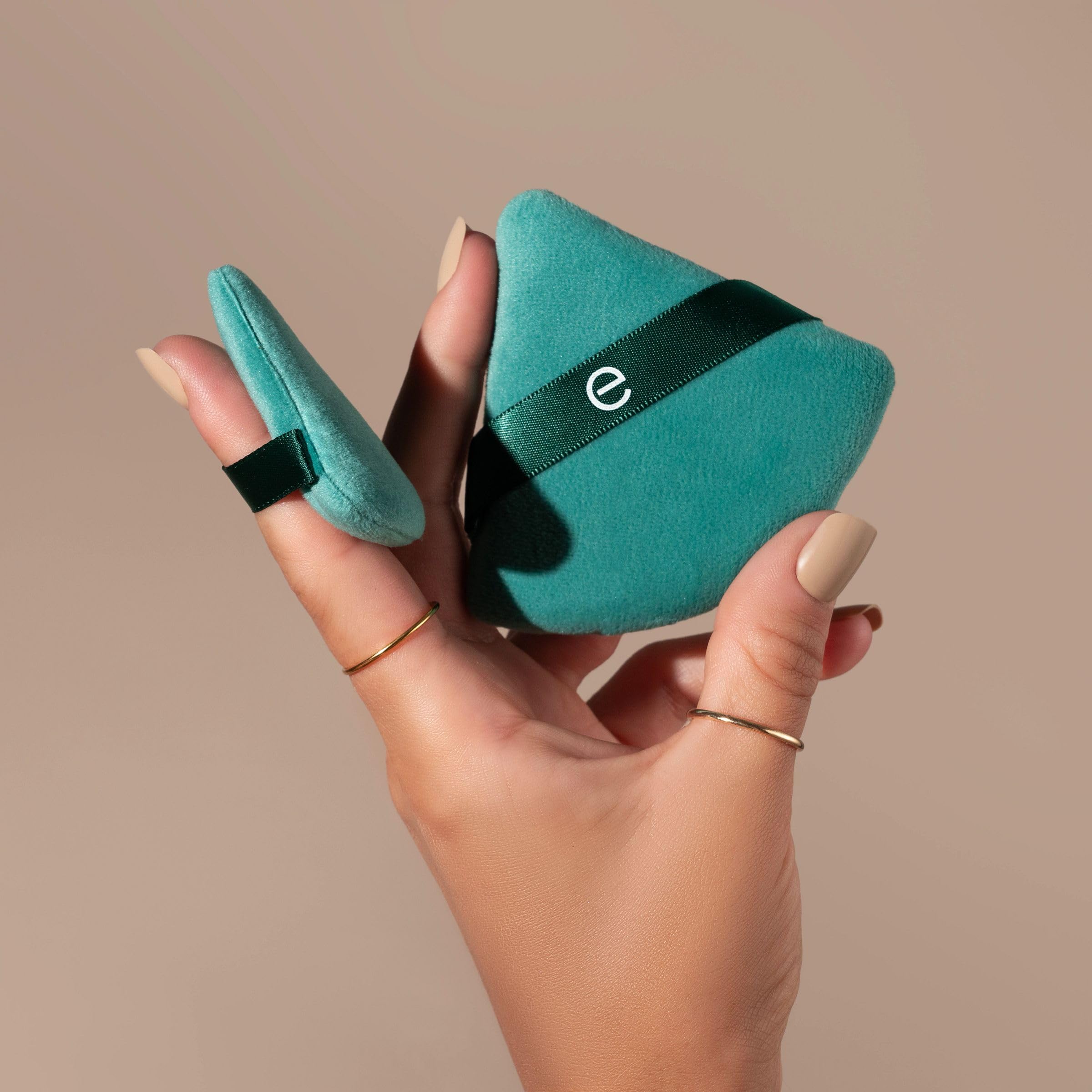 EcoTools Powder Puff Duo: Large & Mini Makeup Puffs for Setting and Baking 5