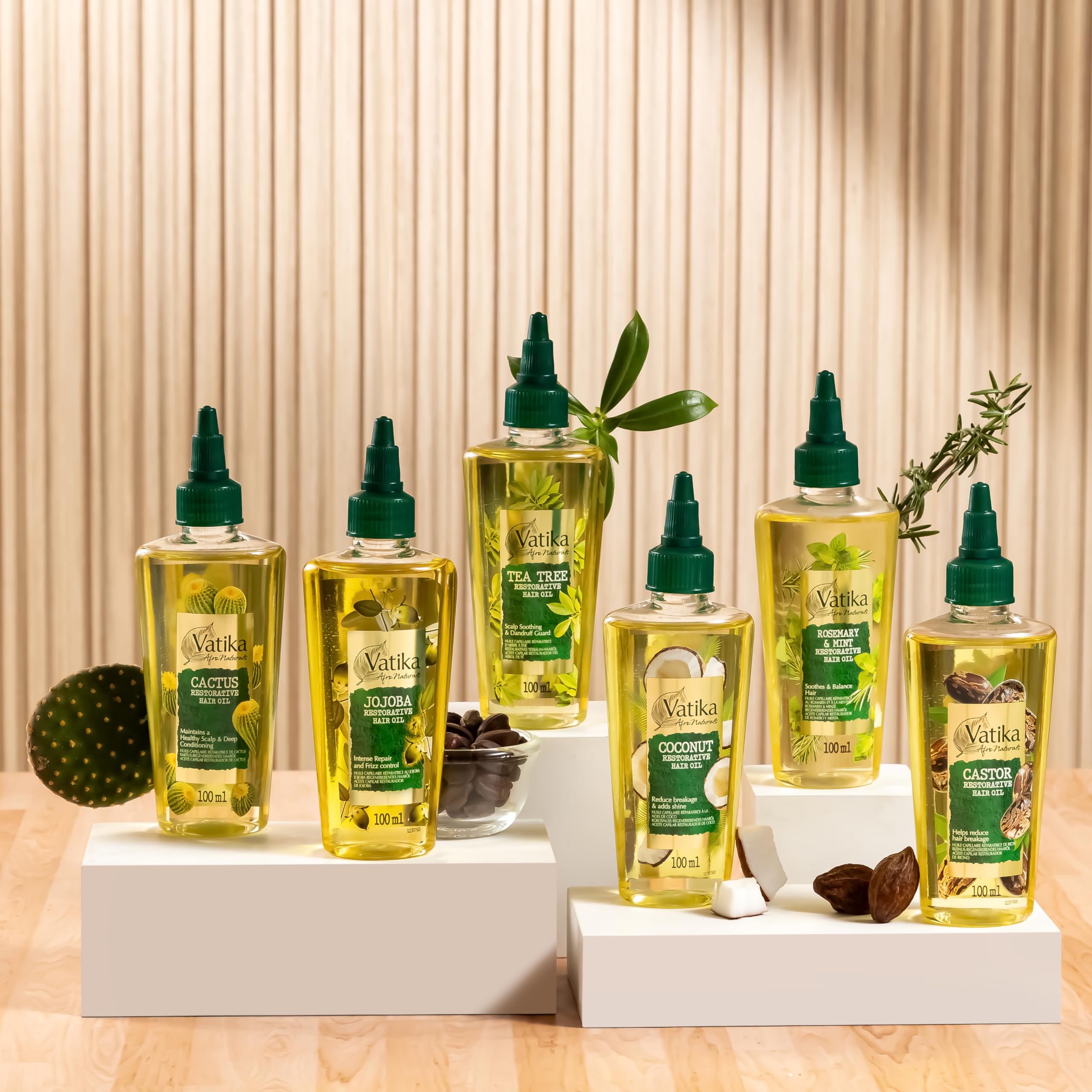 Vatika Afro Naturals Tea Tree Hair Oil 100 ml | Restorative Oil for Soothing Scalp & Dandruff Protection 8