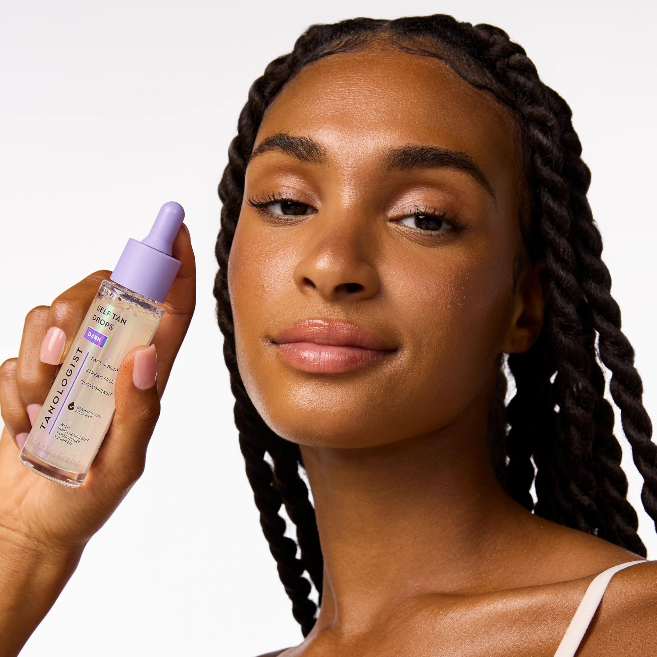 Tanologist Drops Extra Dark (30ml) - Hydrating Vegan Self Tanning Drops for Face & Body 8