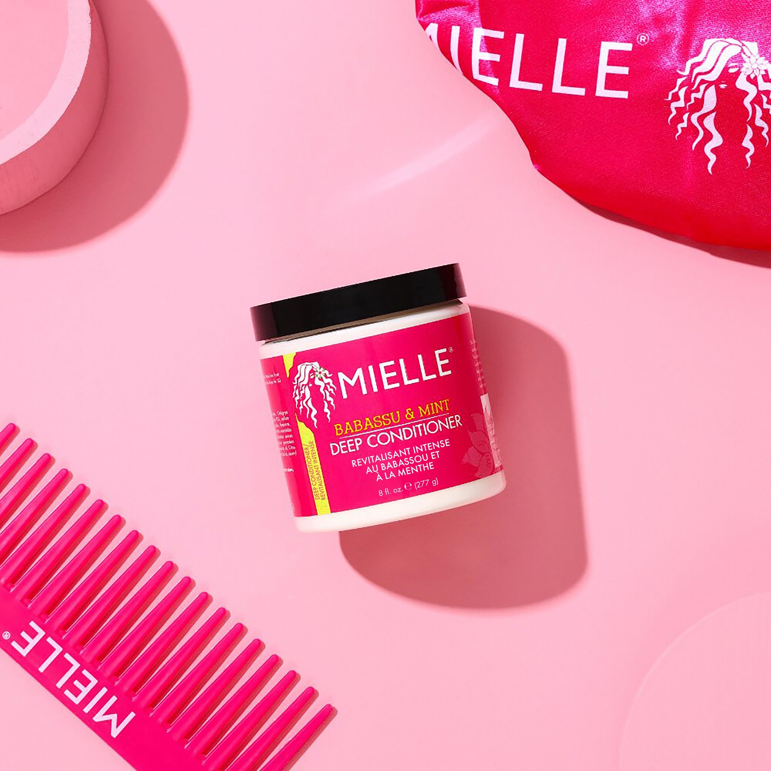 Mielle Babassu & Mint Deep Conditioner with Protein for Dry, Damaged, Frizzy Hair, 227 ml 6