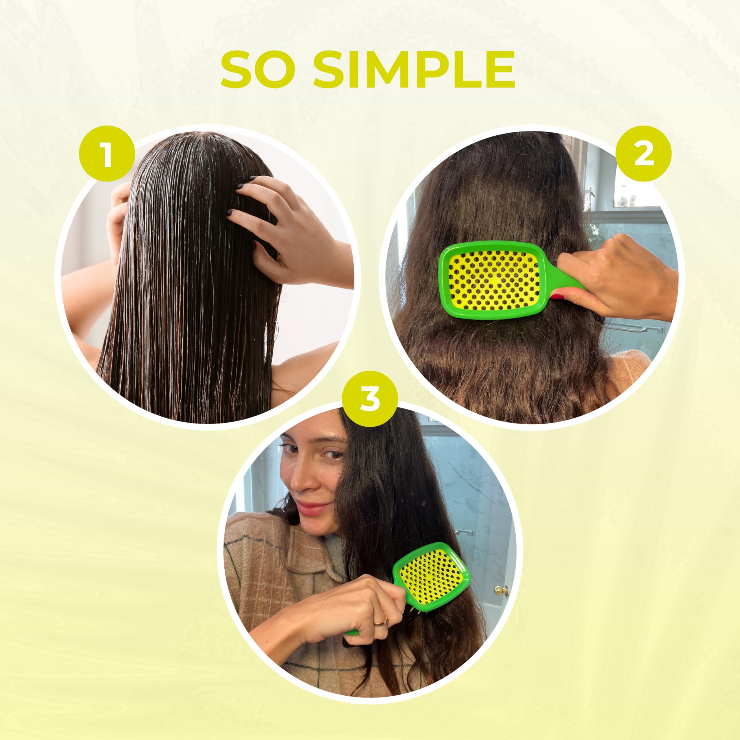 FHI Heat UNbrush Detangling Brush with DuoFlex Anti-Static Bristles for Wet or Dry Hair 8