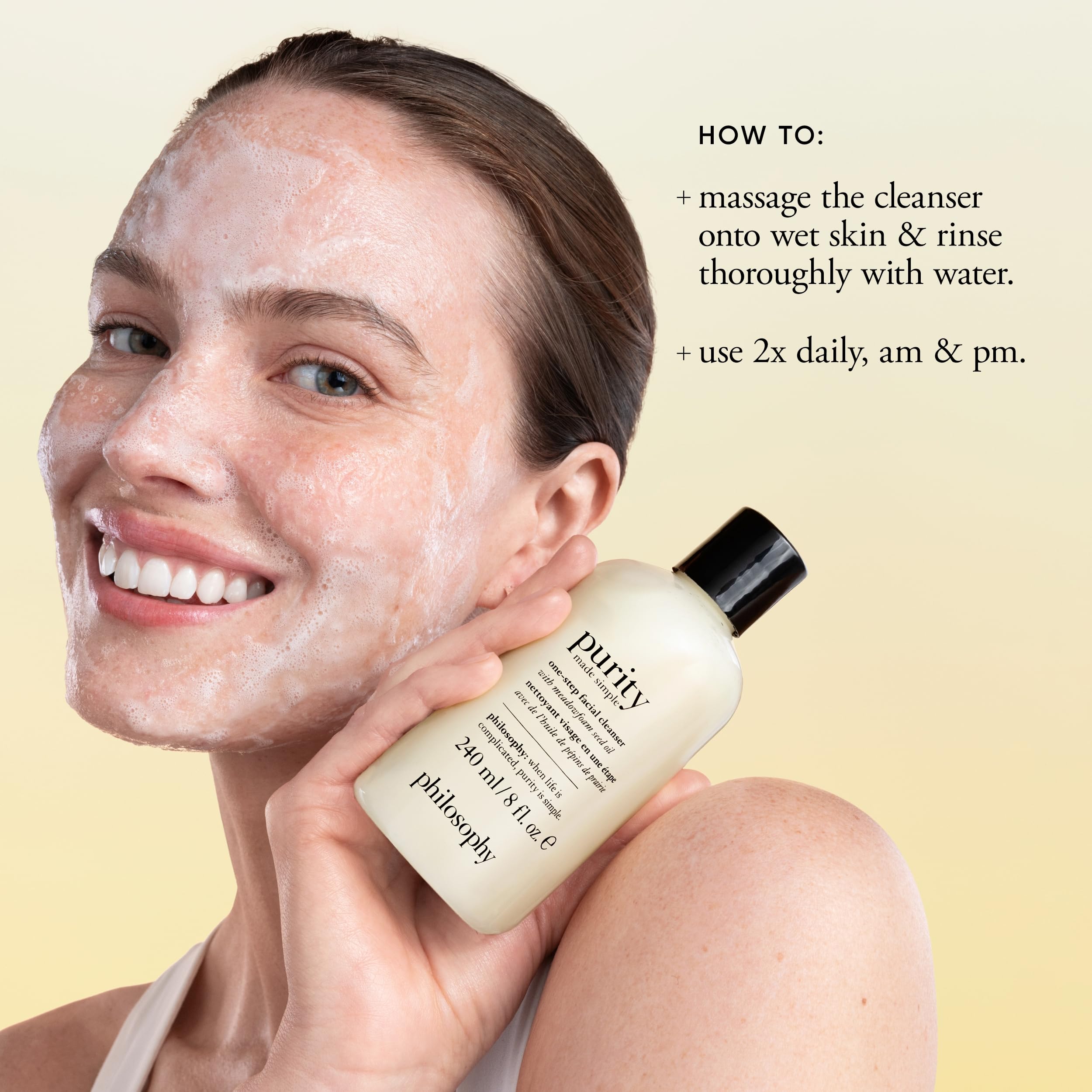 philosophy Purity One-Step Facial Cleanser 472ml | Gentle Face Cleanser 4