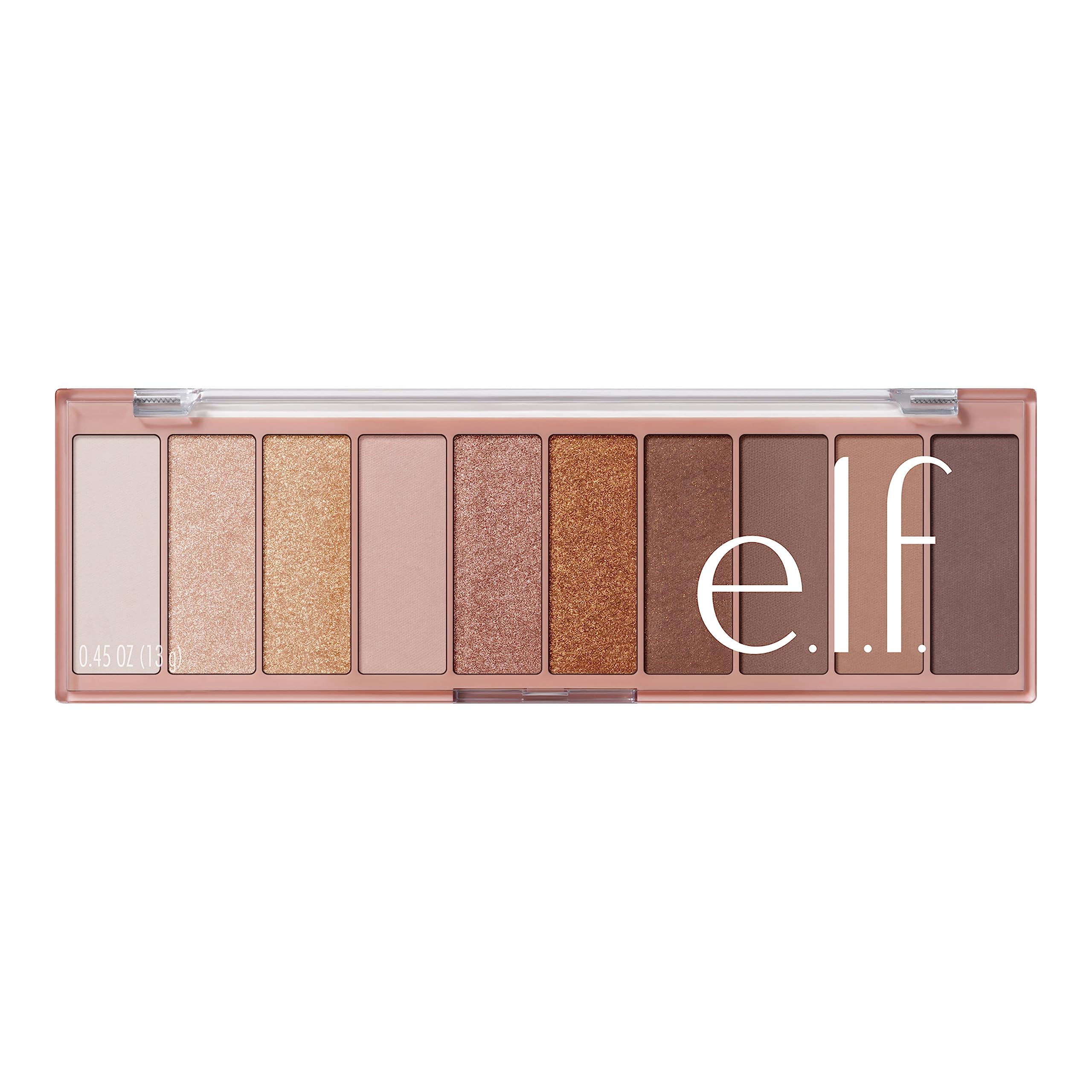 elf Perfect 10 Lidschattenpalette, zehn hochpigmentierte neutrale Farbtöne, leicht verblendbare Formel, vegan und tierversuchsfrei, Need It Nude (Verpackung kann variieren) 4