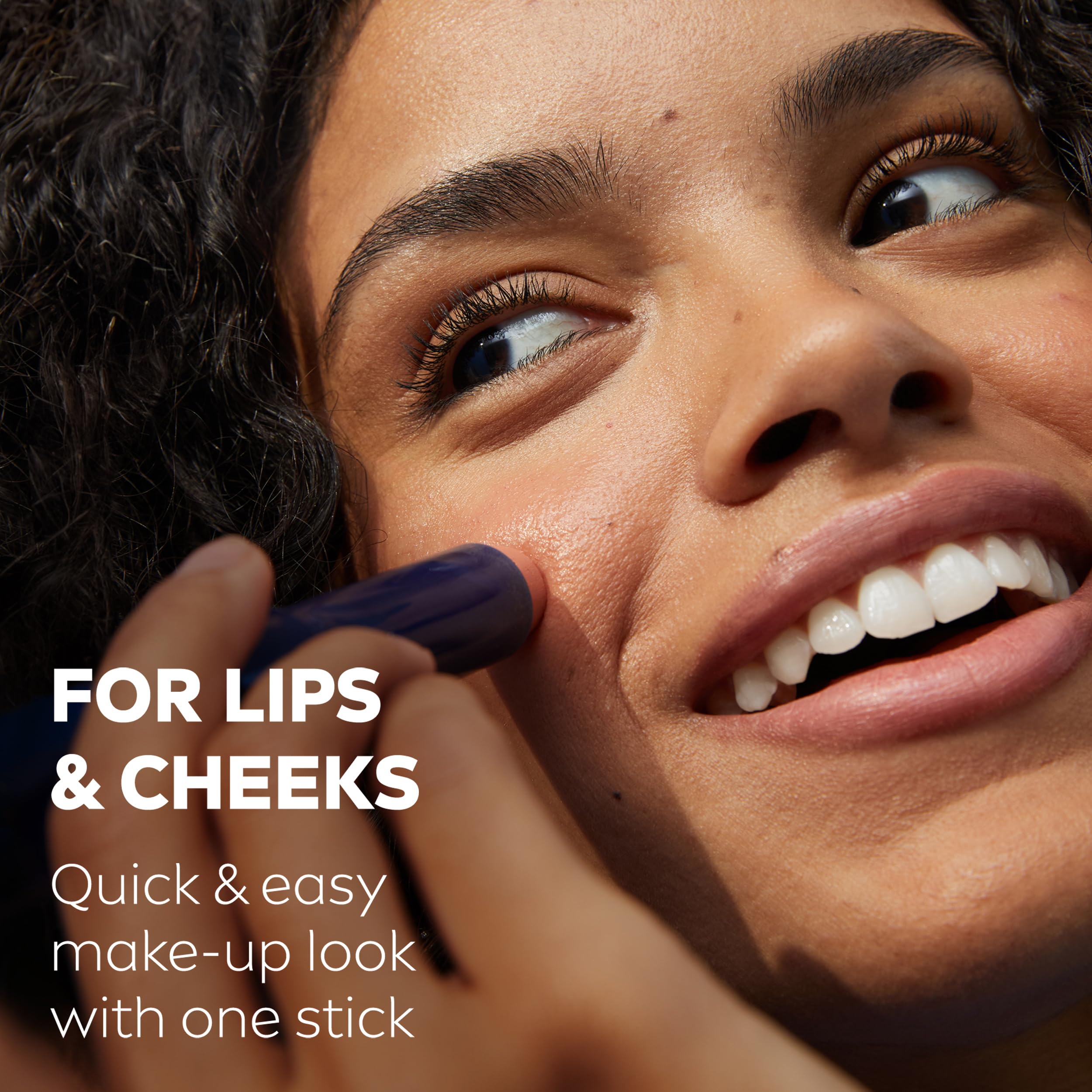 NIVEA Caring Beauty Nude Lippenbalsam LSF 30 (4,8 g), 3-in-1 Pflege für Lippen und Wangen 7
