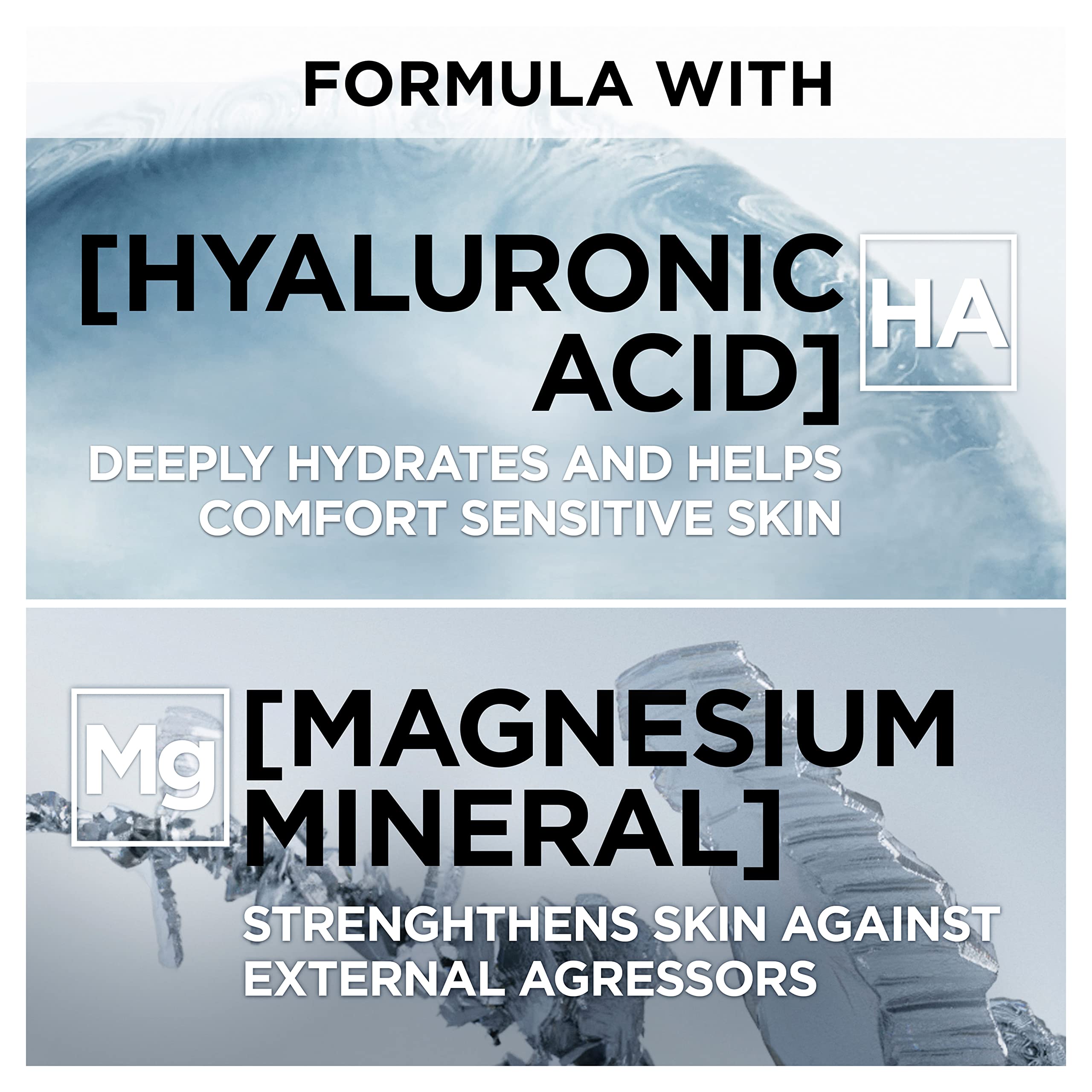L'Oréal Men Expert Feuchtigkeitscreme für empfindliche Haut, Magnesiumschutz, hypoallergen 2