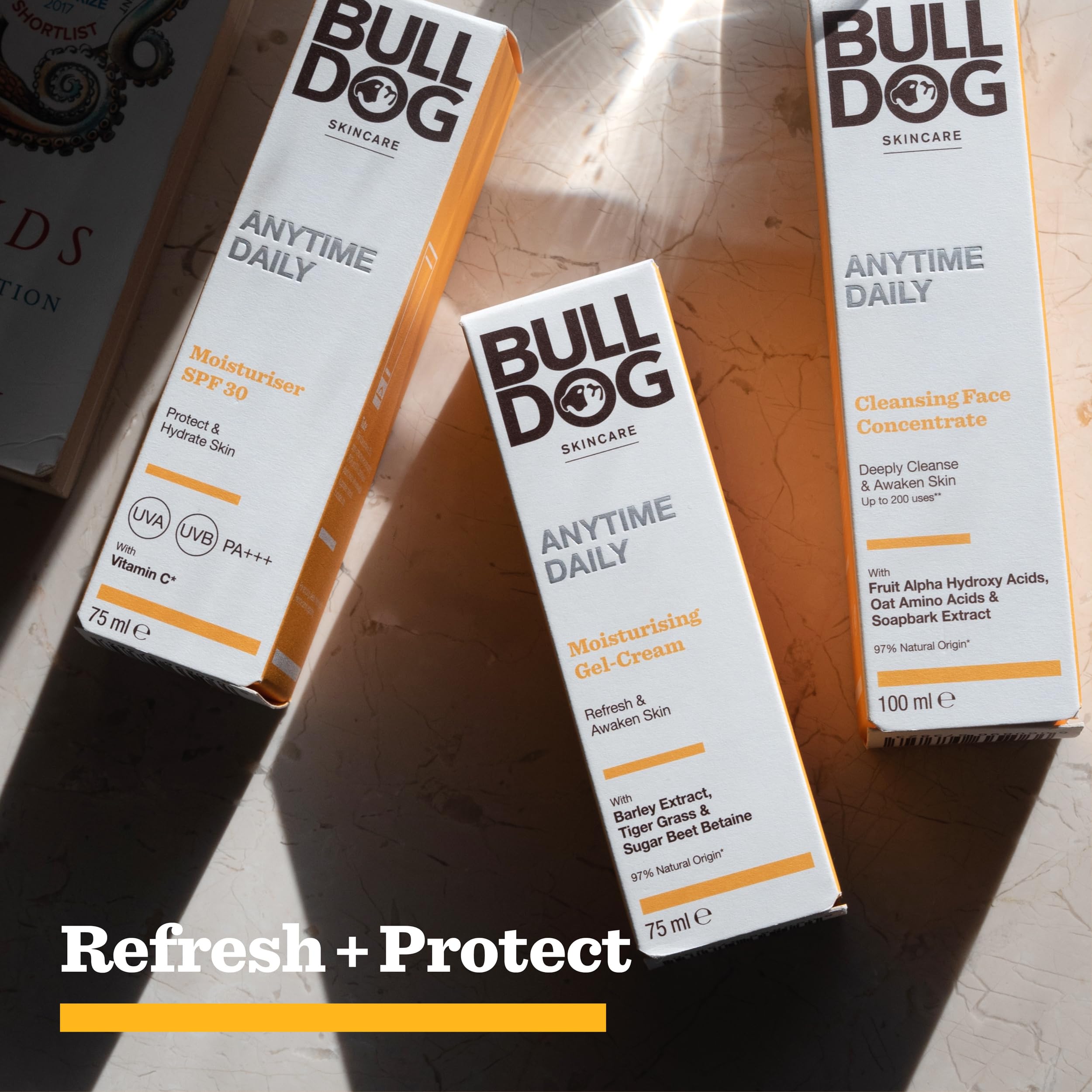 BULLDOG SKINCARE Anytime Daily Hydrating Gel Cream for Men - Refresh & Awaken 5