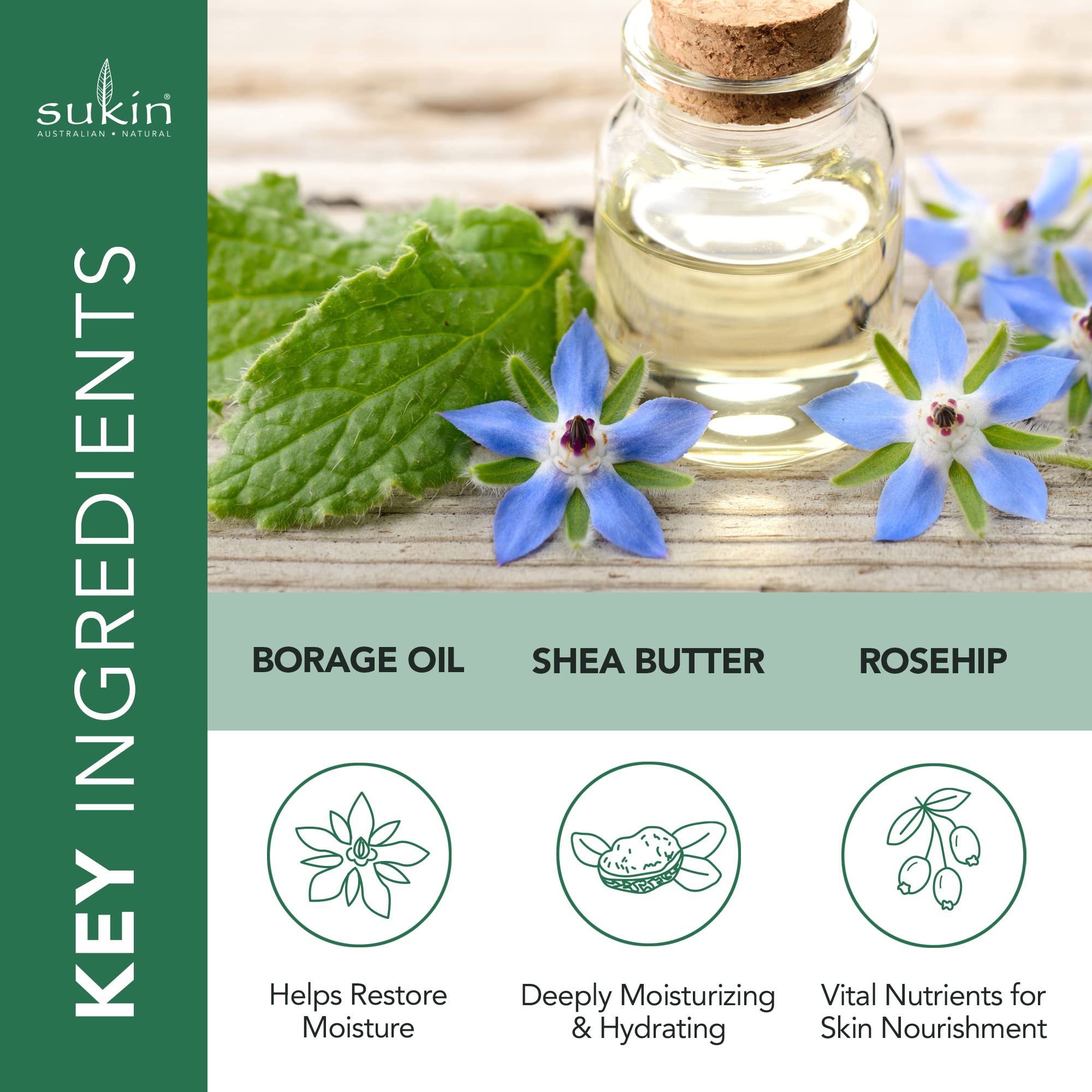 Sukin Moisture Restoring Night Cream for Sensitive Skin, 120ml 4