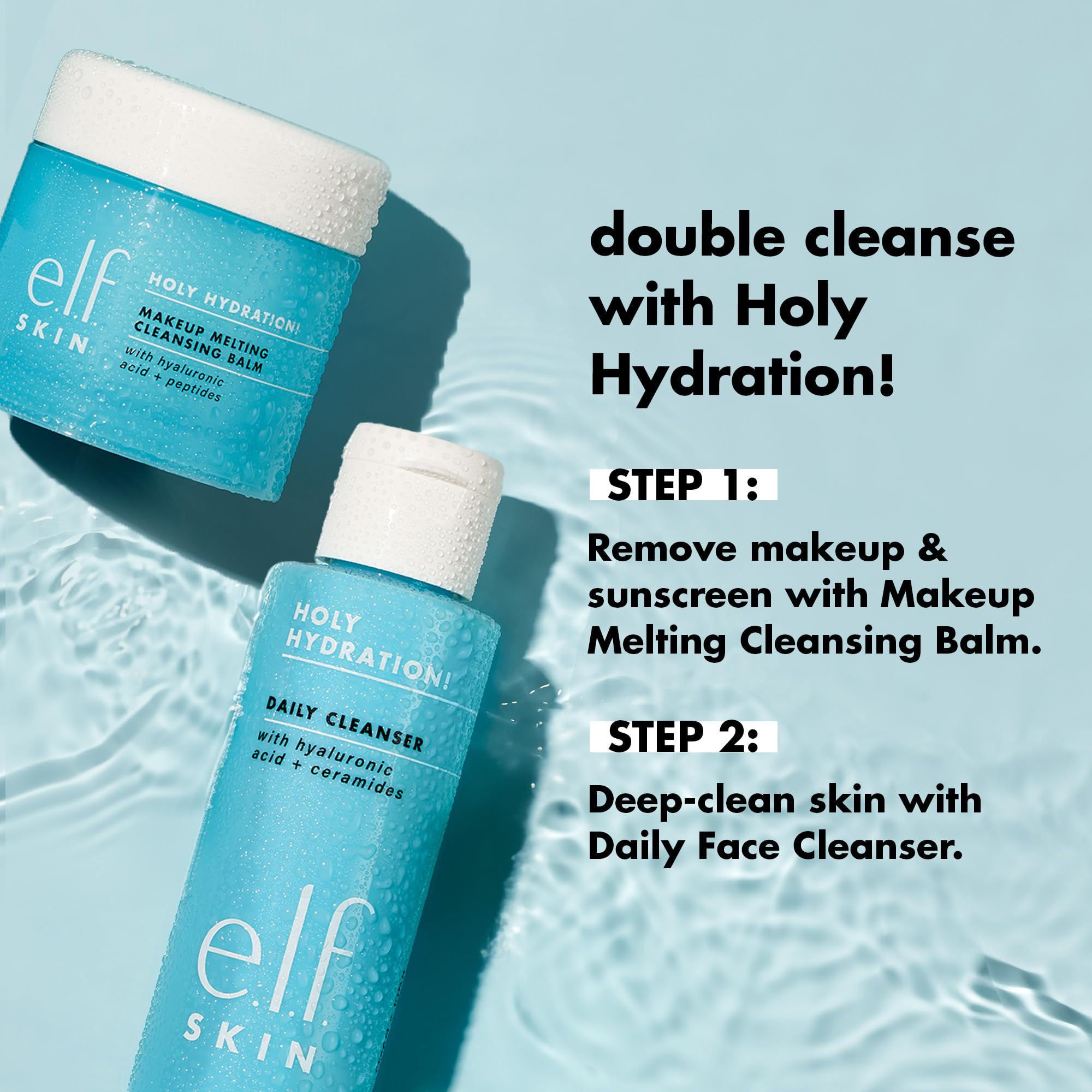 e.l.f. SKIN Holy Hydration! Daily Cleanser Mini - Gentle Foaming Face Wash 4