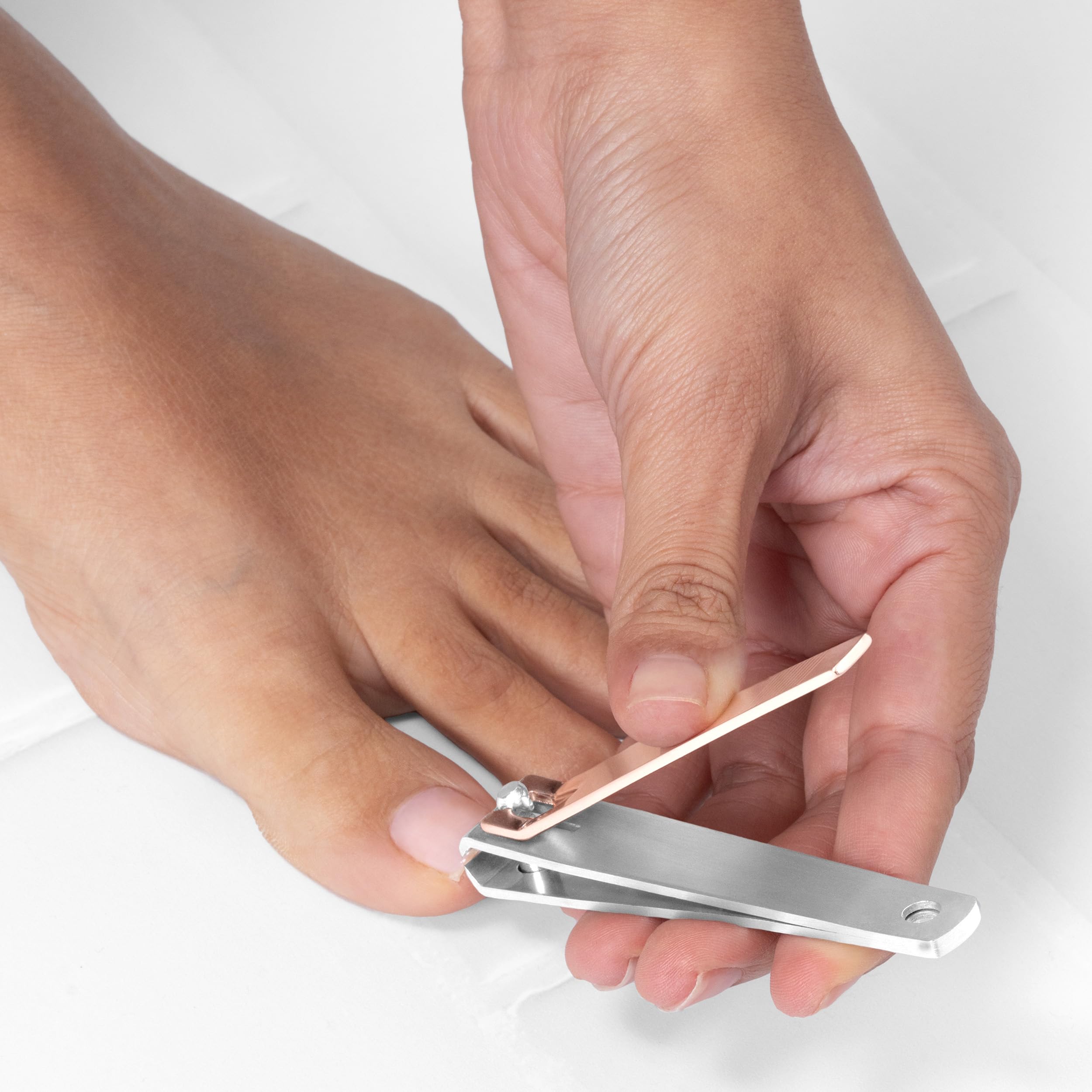 Tweezerman Rose Gold Combo Clipper Set for Fingernails and Toenails 5