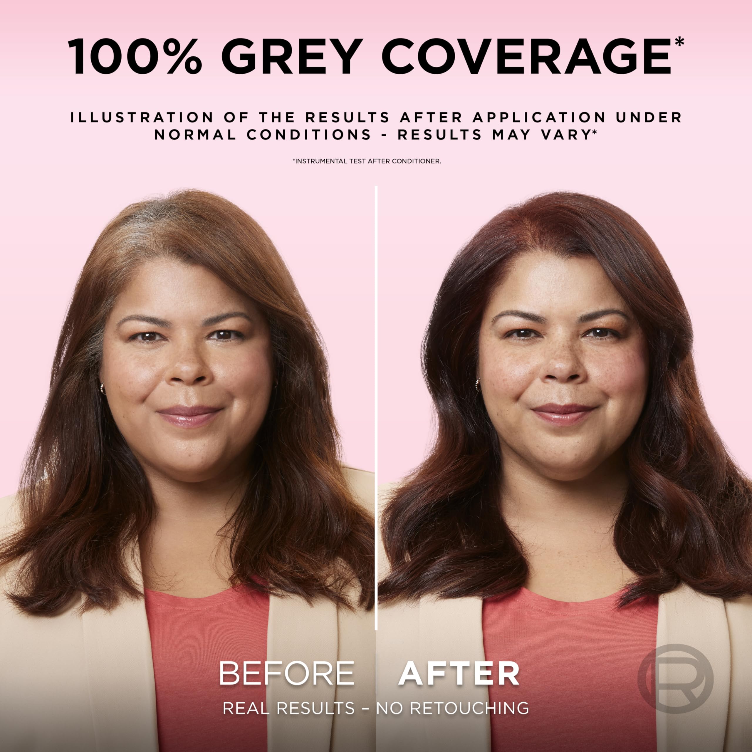 L'Oréal Paris Excellence Crème Permanent Hair Dye 5.5 Natural Mahogany Brown - 100% Grey Coverage 5