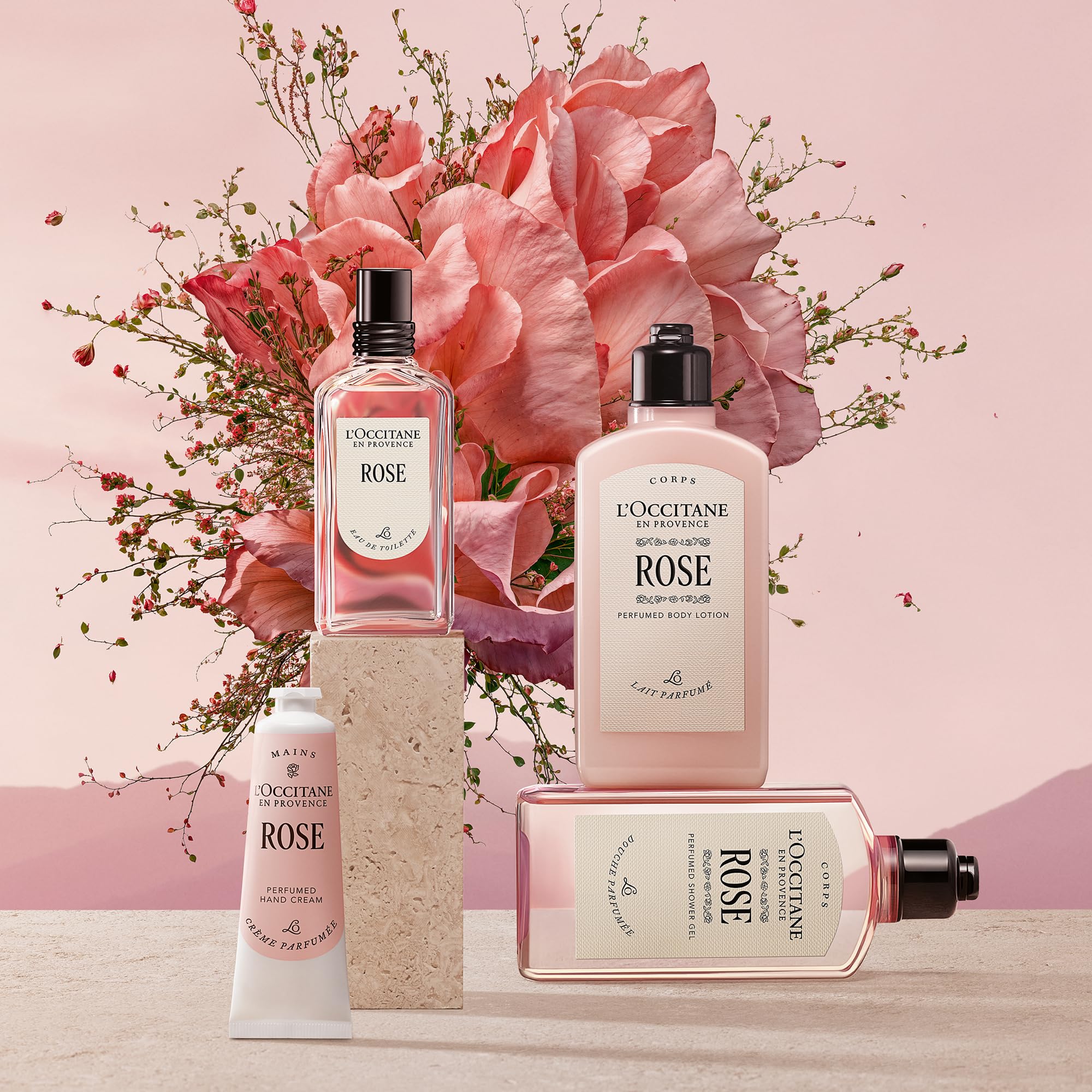 L'OCCITANE Rose Shower Gel 250ml - Floral Body Wash with Romantic Scent 5