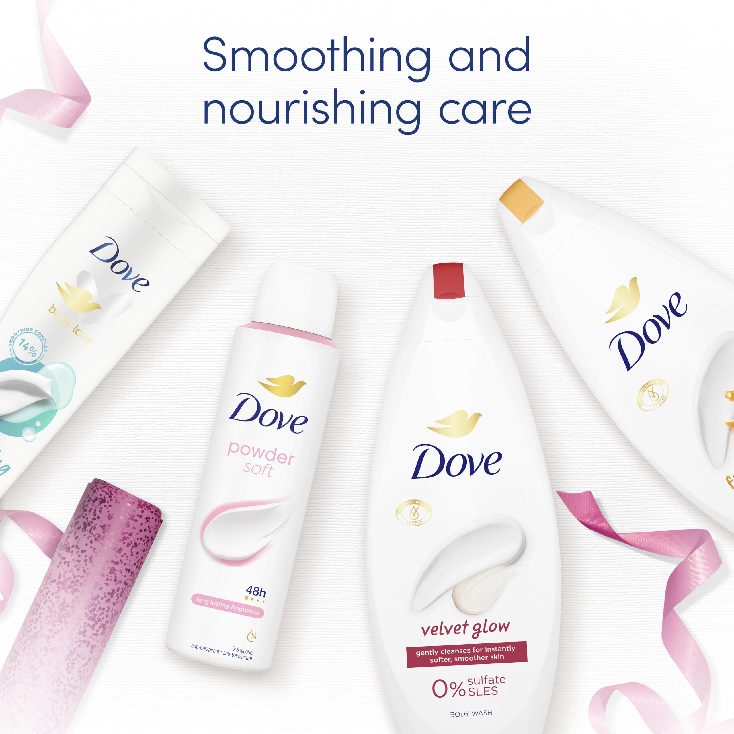 Dove Ultimate Beauty Bag Collection Gift Set with Body Washes and Deodorant 5