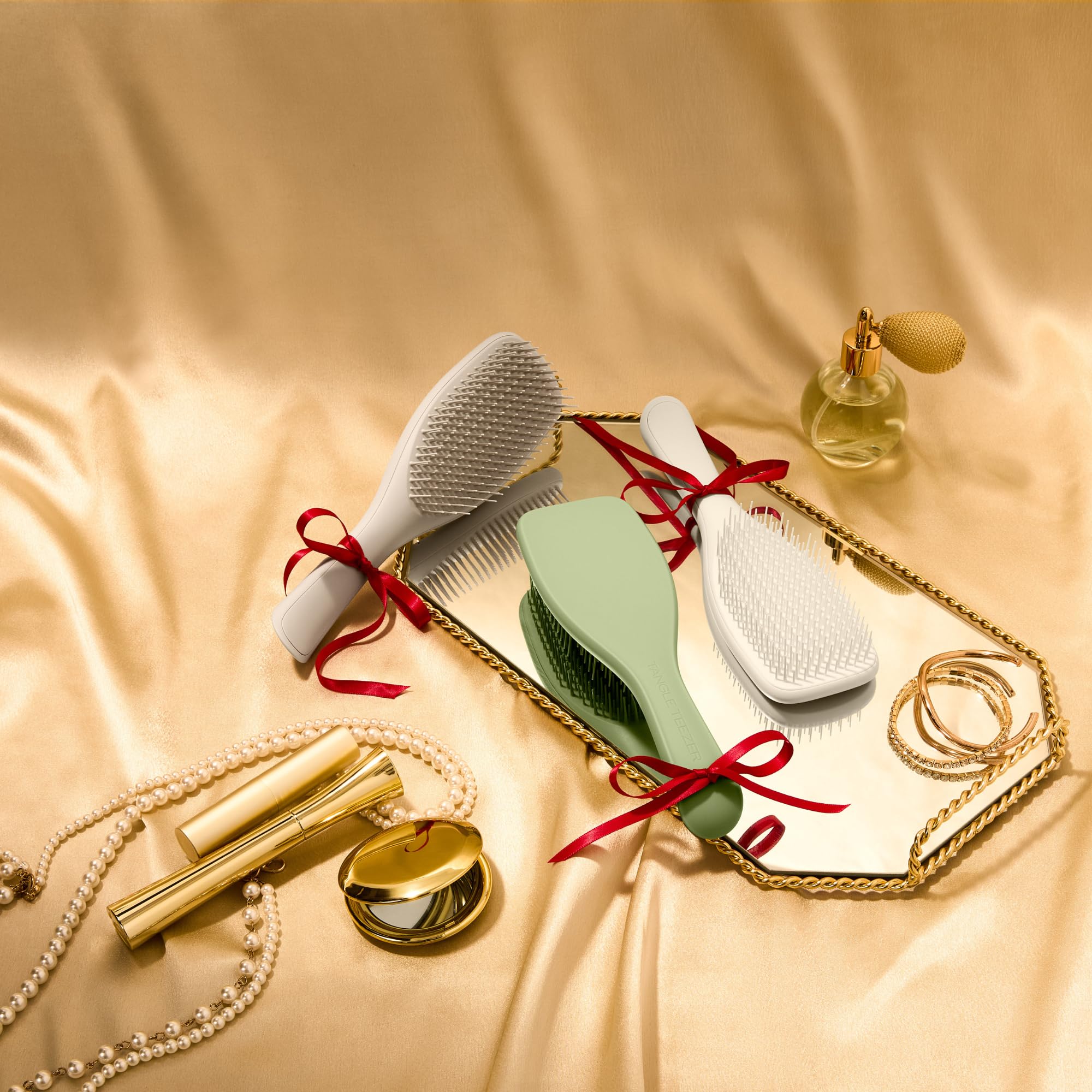 Tangle Teezer Ultimate Detangler Hairbrush - Wet/Dry Detangling for All Hair Types, Olive Green Matte 6