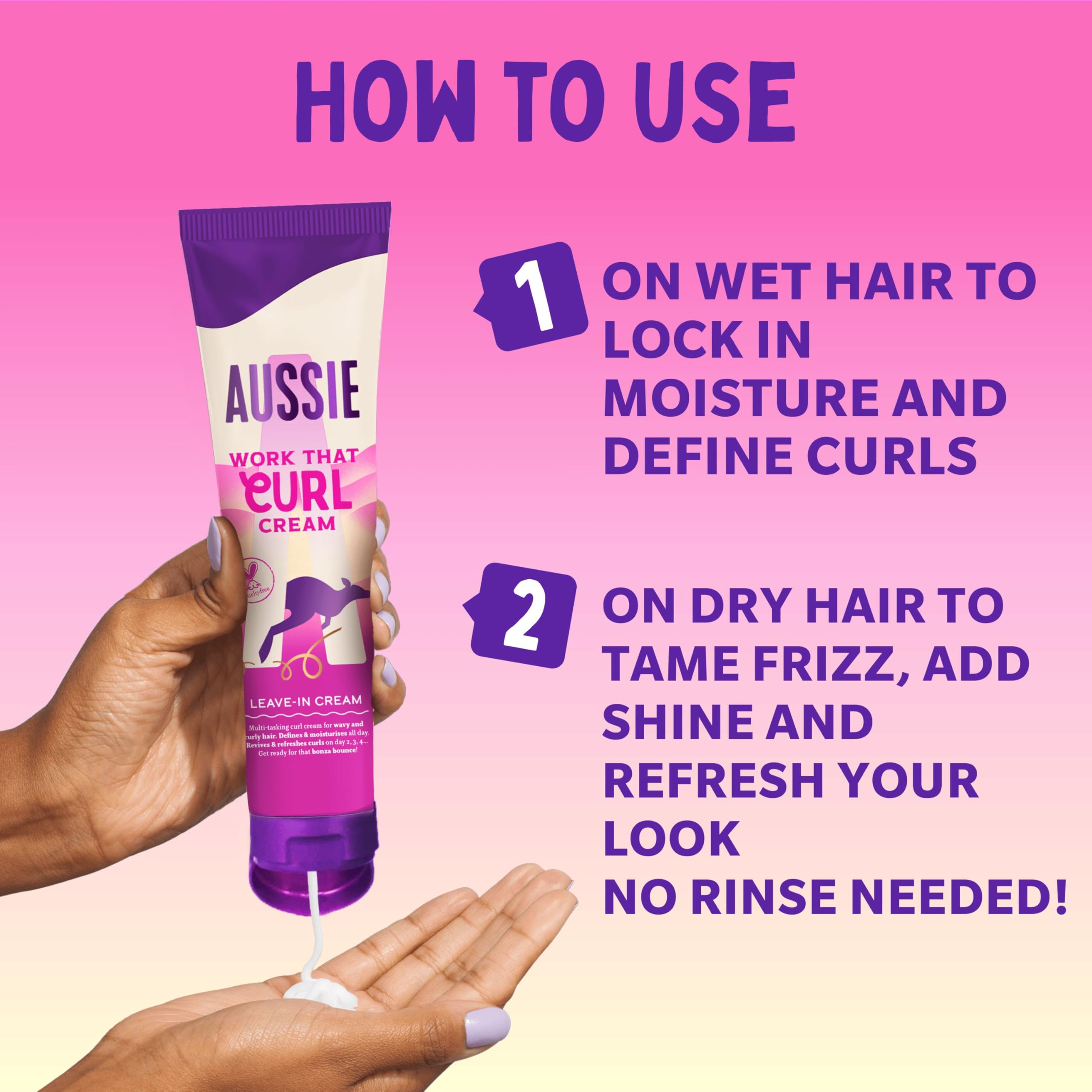 Aussie Curls Set: Aussie Bouncy Curls Shampoo 300ml, 3 Minute Miracle De 8