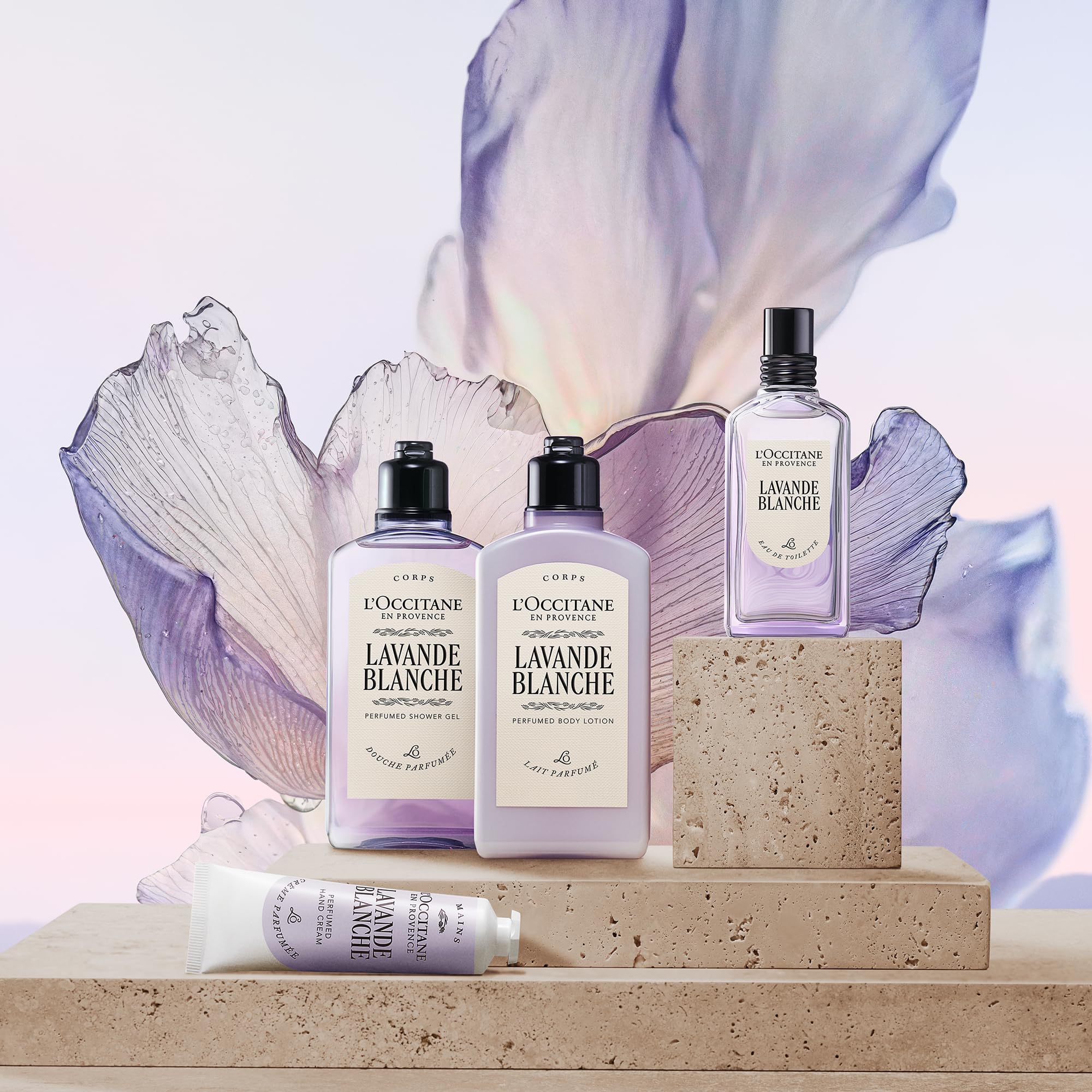 L'OCCITANE Lavande Blanche (White Lavender) Calming Shower Gel 250ml 5