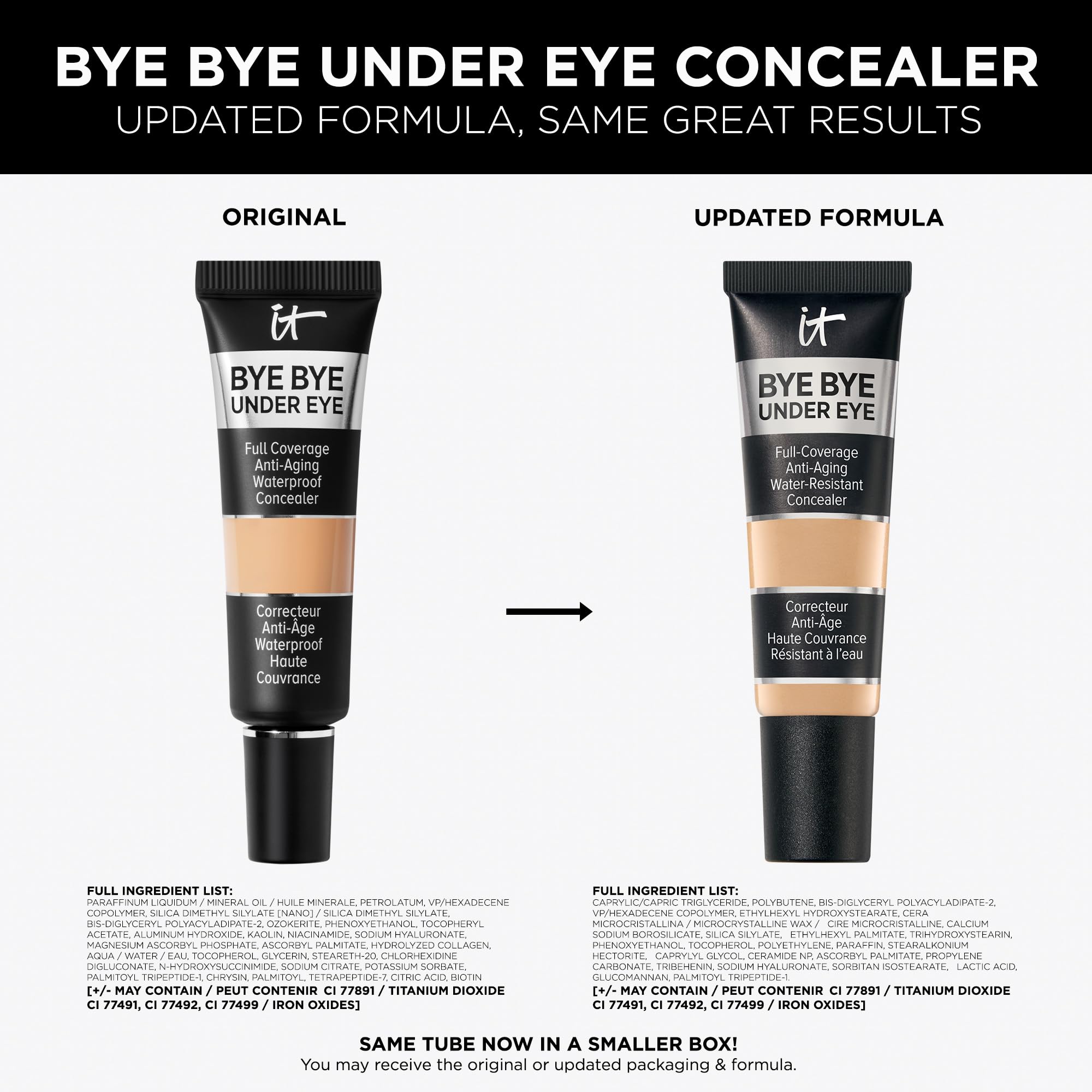 IT Cosmetics Bye Bye Under Eye Concealer, Highly Pigmented and Water-Resistant 9