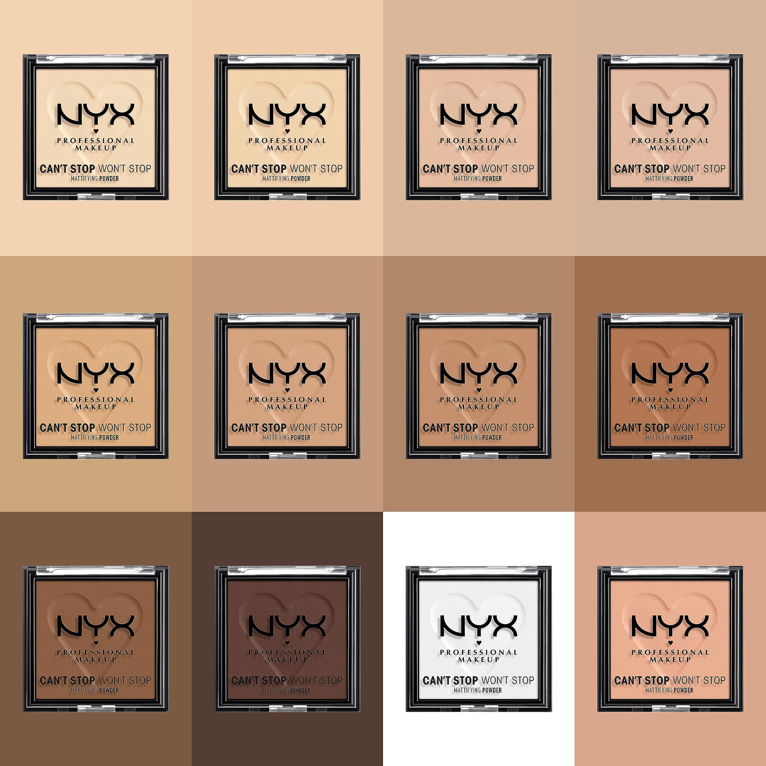 NYX Professional Makeup Can't Stop Won't Stop Mattifying Powder - Brightening Translucent 6
