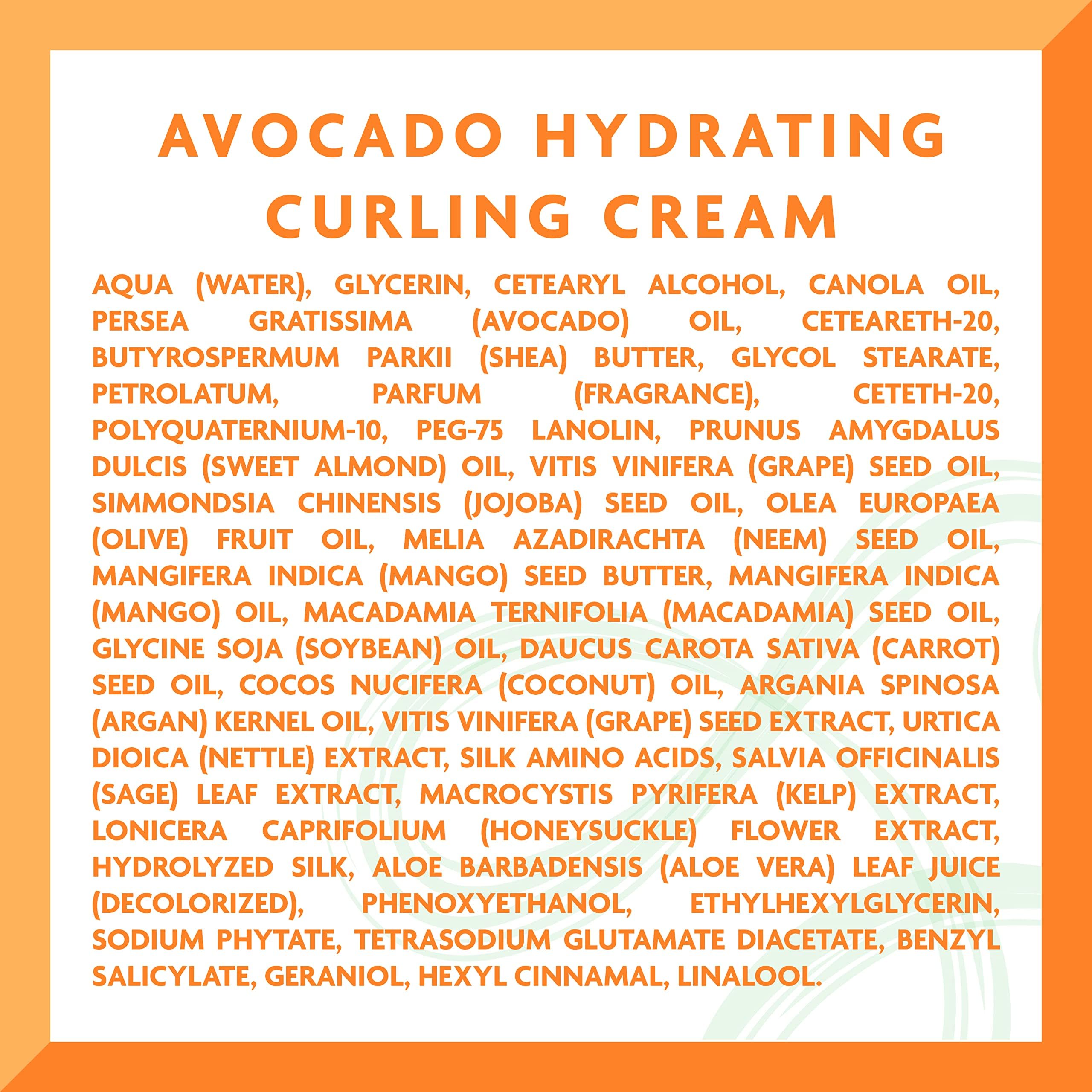 CANTU Avocado Curling Cream for Curly Hair, 340g - Deep Hydration & Definition 10