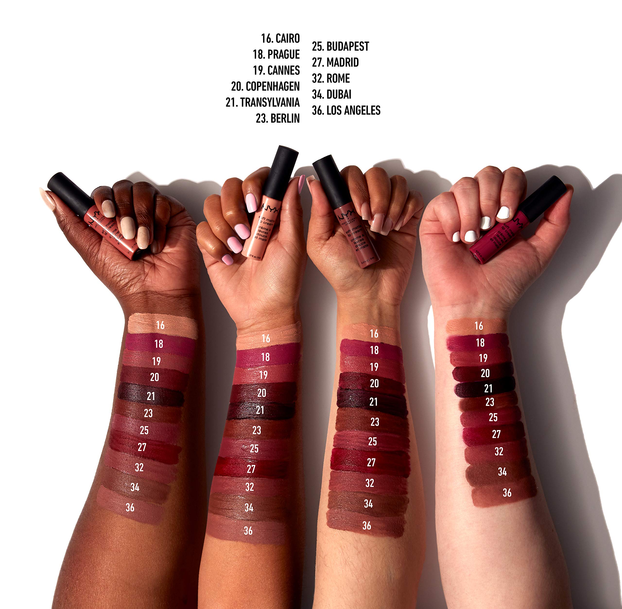 NYX Professional Makeup Soft Matte Lip Cream - Berlin (Vegan, Long Lasting) 5