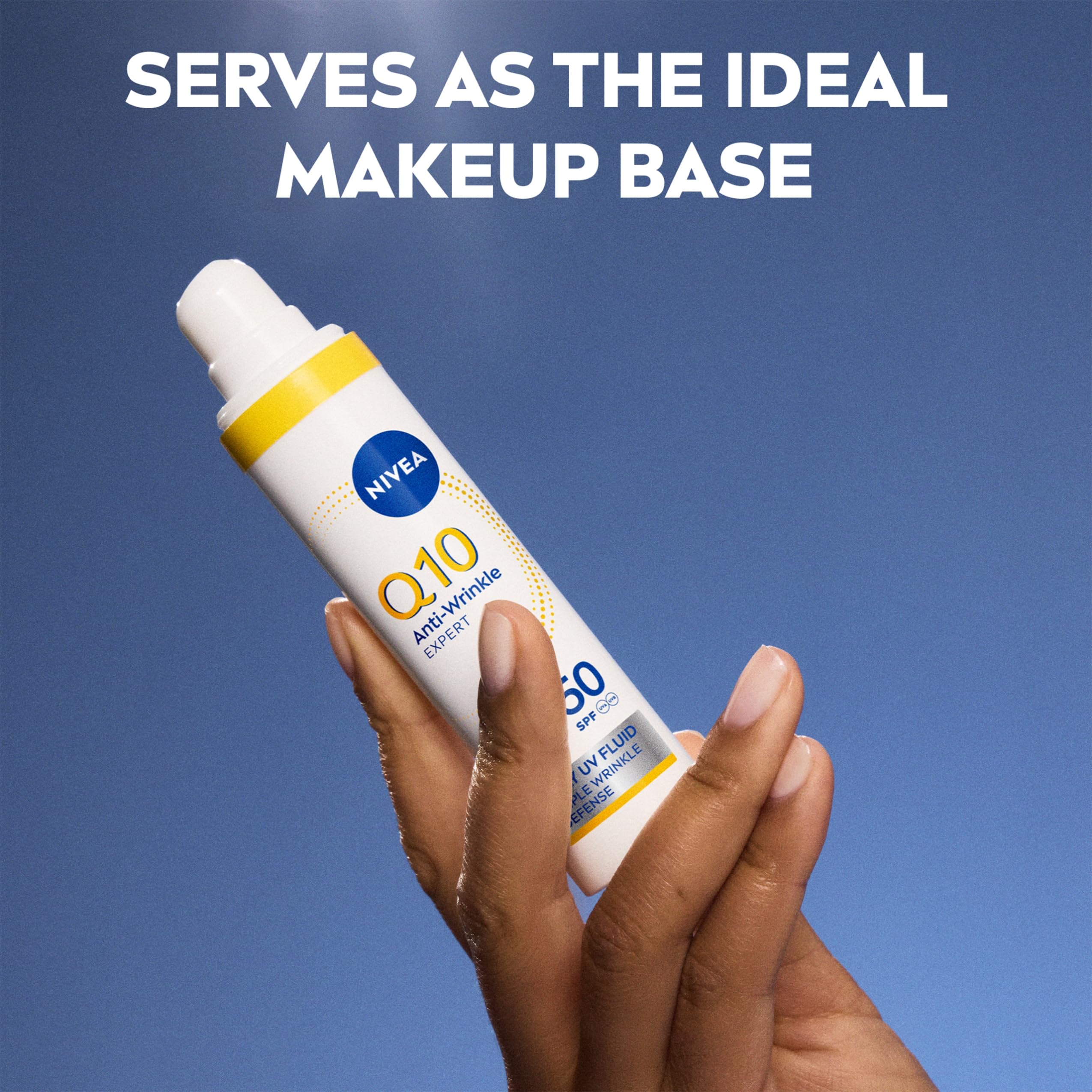 NIVEA Q10 Anti-Wrinkle Expert Daily UV Face Fluid SPF 50 for Oily Skin 40ml 3