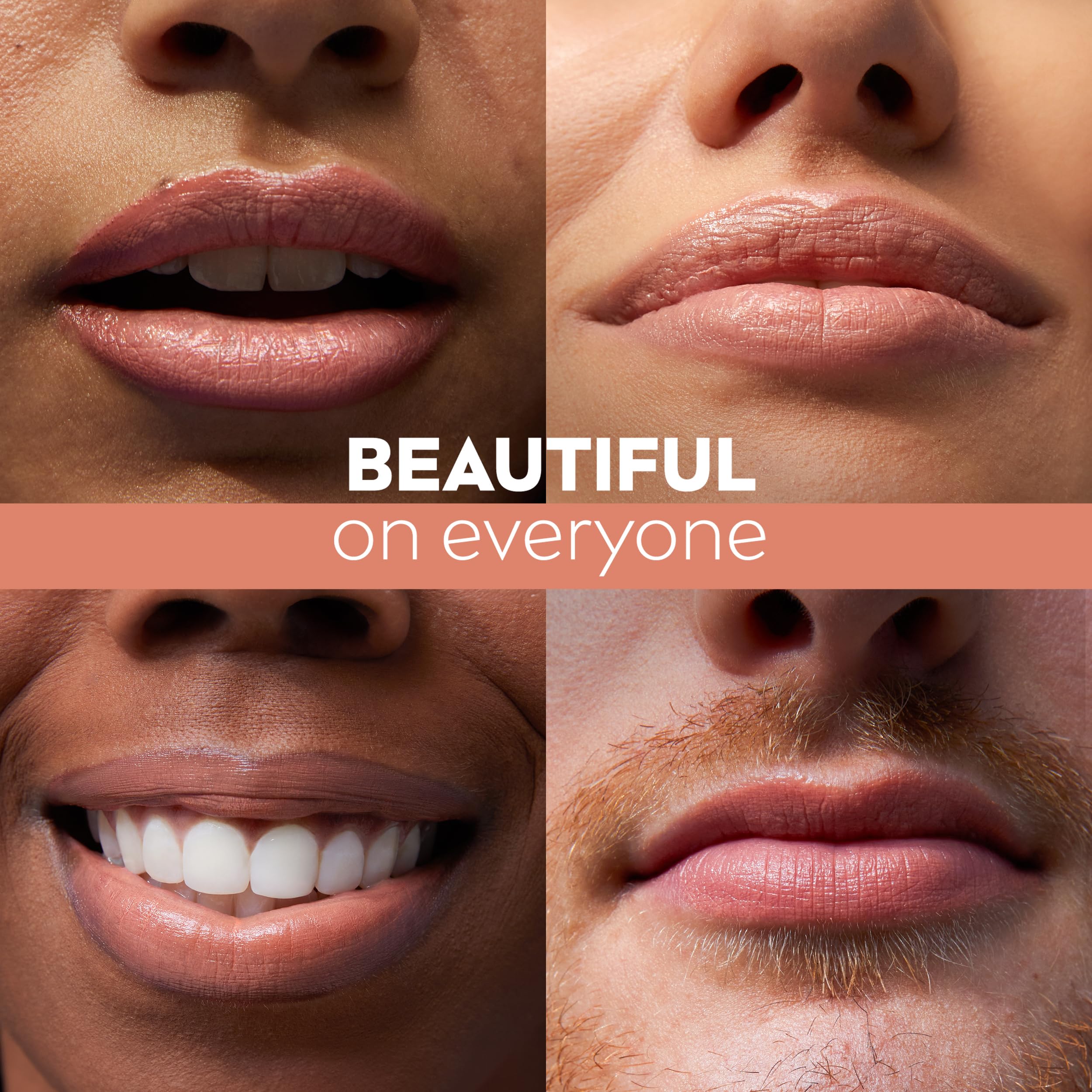 NIVEA Caring Beauty Nude Lippenbalsam LSF 30 (4,8 g), 3-in-1 Pflege für Lippen und Wangen 4