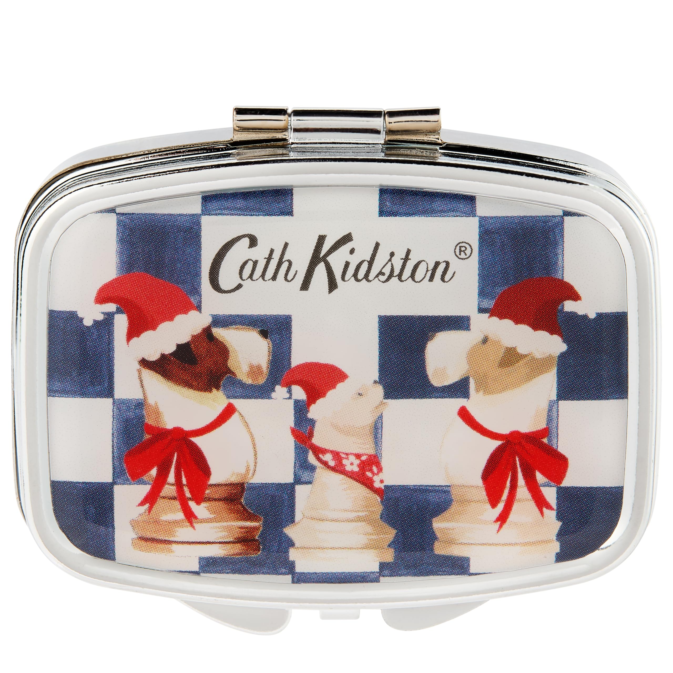 Cath Kidston Eggnog Lip Balm 6g Compact with Mirror - Shea Butter & Hyaluronic Acid