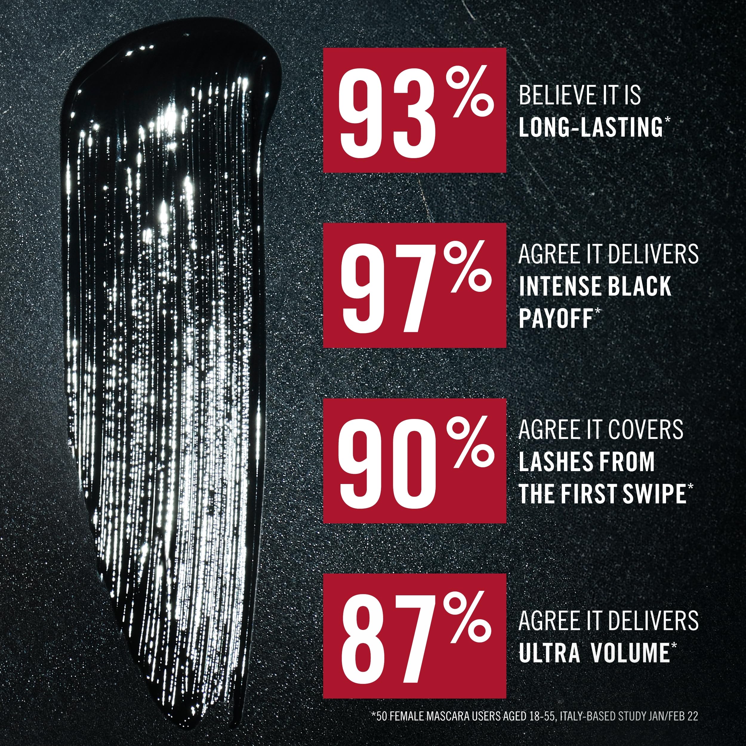 Rimmel Thrill Seeker Extreme Mascara, 001 Schwarz, Ultra-Volumen, Verlängert 4
