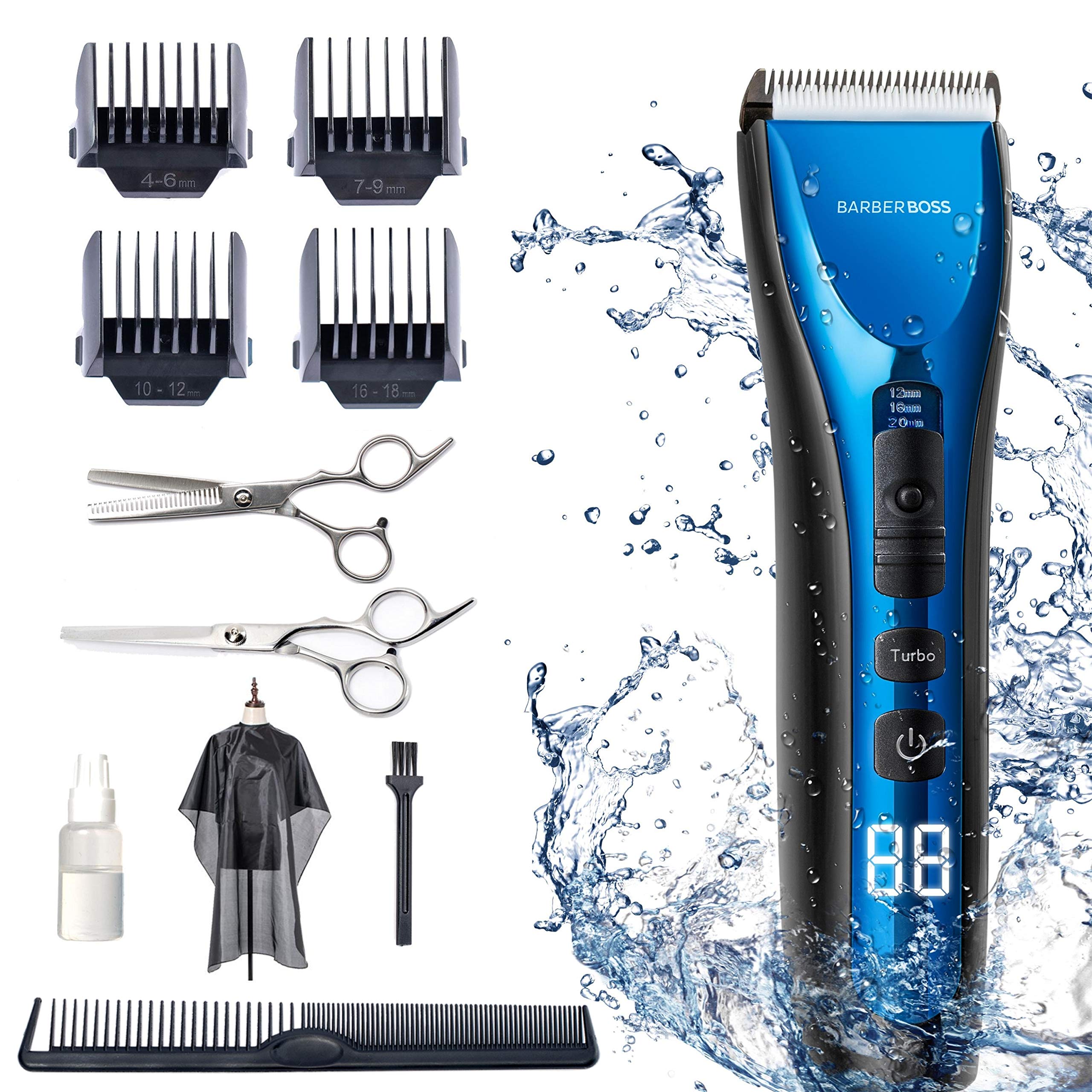 BARBERBOSS Professional All-in-One Hair Trimmer, Beard Trimmer, and Shaver for Men