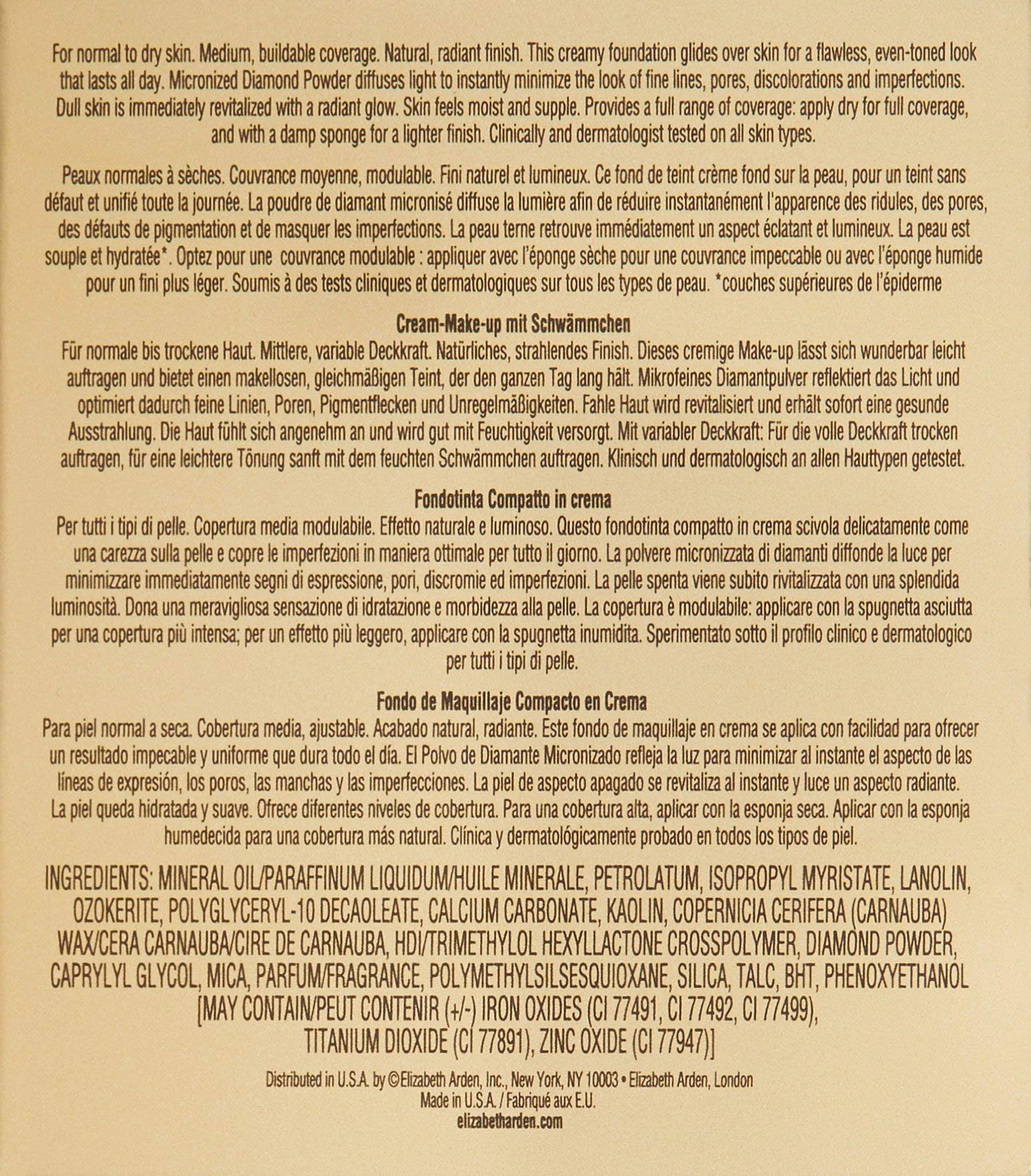 Elizabeth Arden Flawless Finish Sponge-On Cream Makeup 23g Gentle Beige FFSC402 5