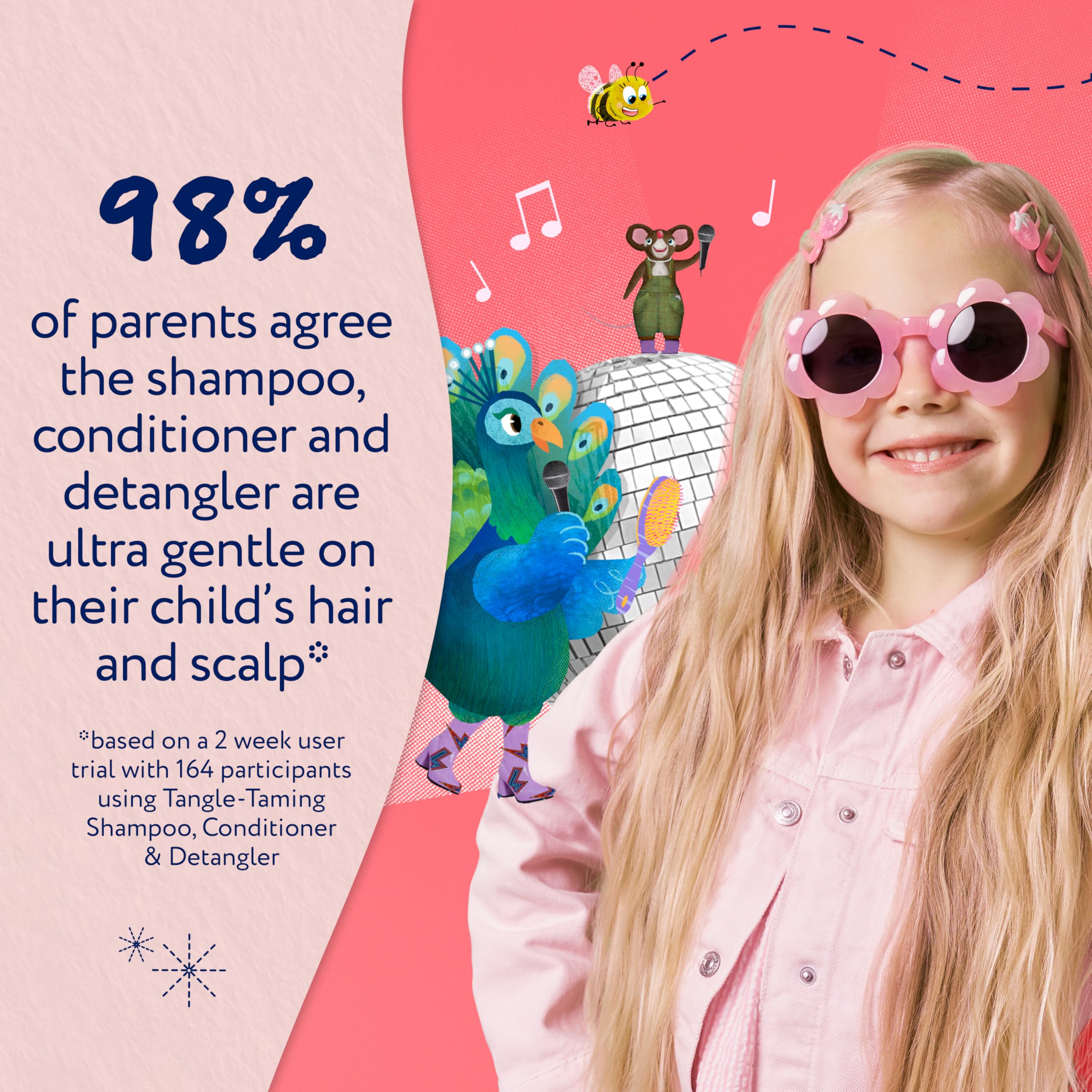 Childs Farm Kinder-Haarpflege-Set gegen Knoten | Tränenfrei, Erdbeere &amp; 8