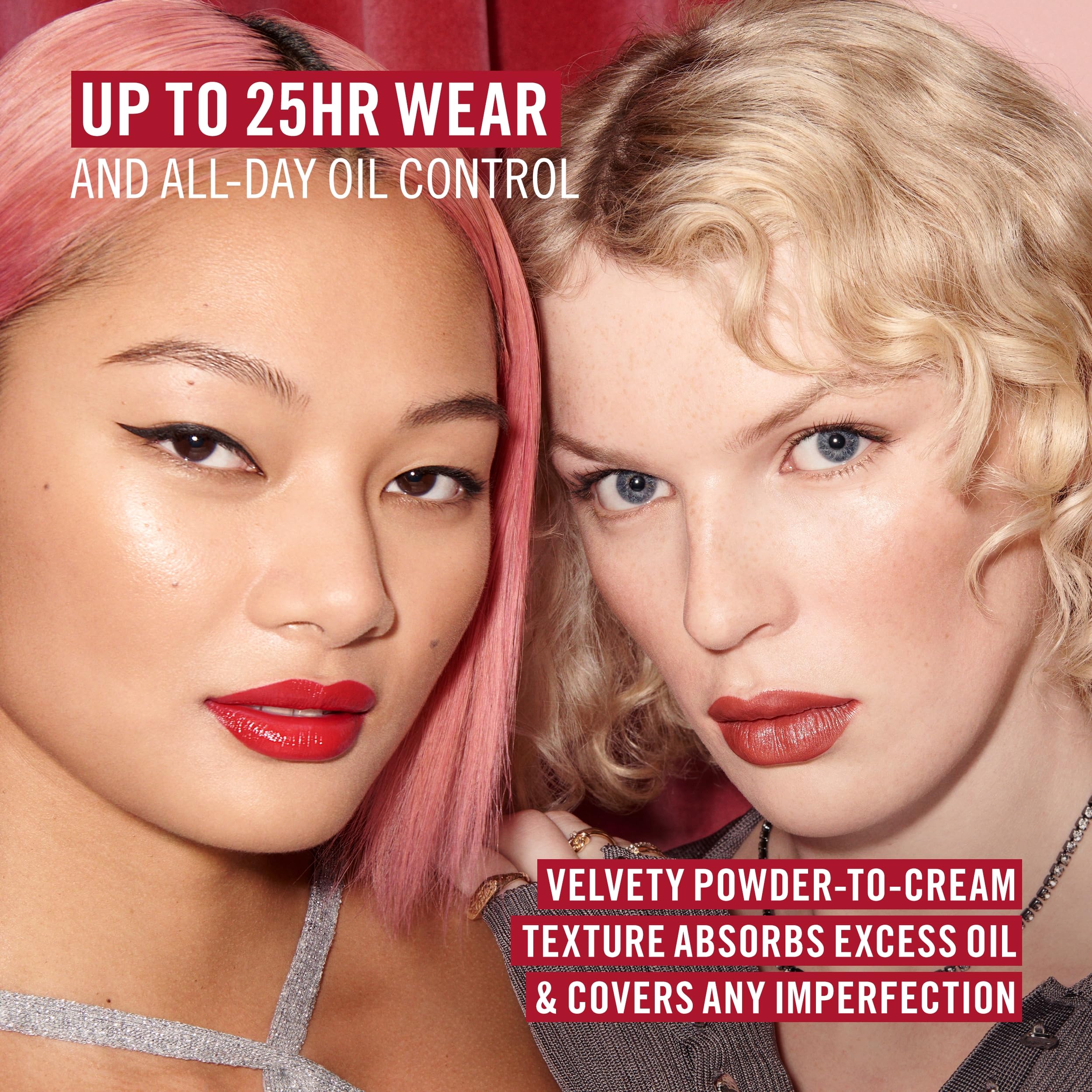 Rimmel Lasting Finish 25 HR Compact Foundation 006 Rose Vanilla - Matte, Buildable Coverage, SPF 20 9