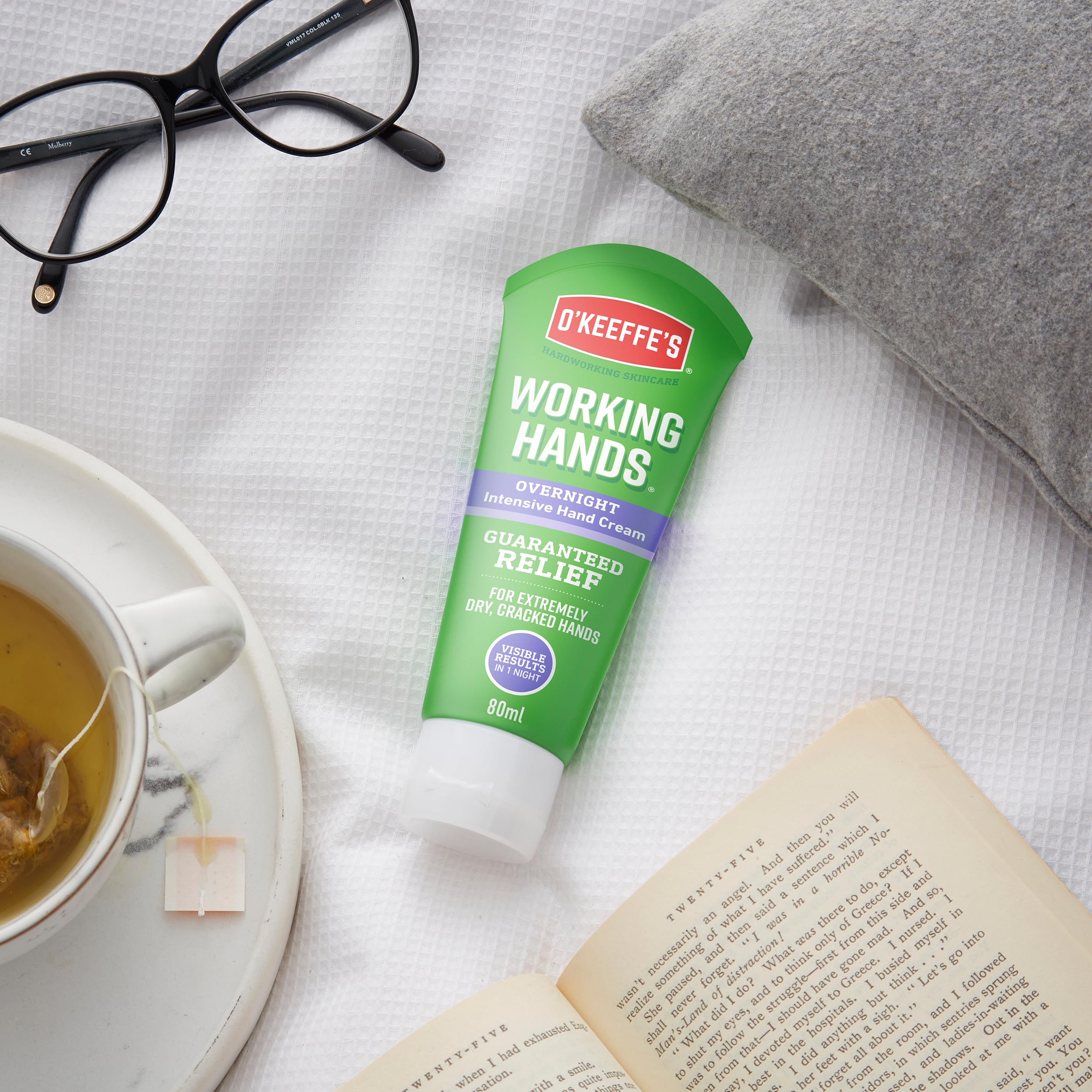 O'Keeffe's Working Hands Overnight 80ml & Working Hands 80ml Twin Pack for Dry Skin 4