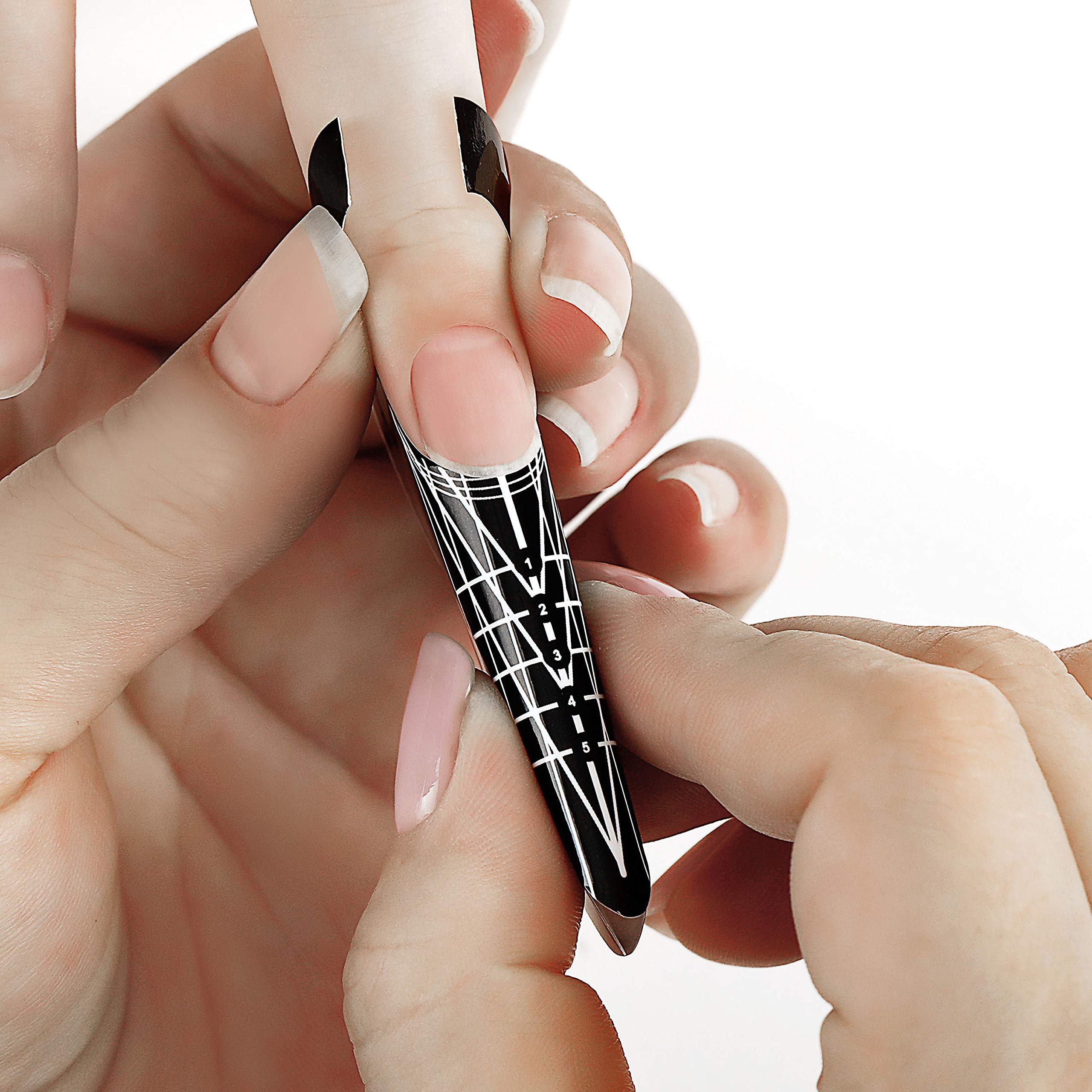 BLUESKY Nail Forms for Builder Gel, Poly Gel, Gum Gel & Acrylic Nail Extensions - Pack of 50 4