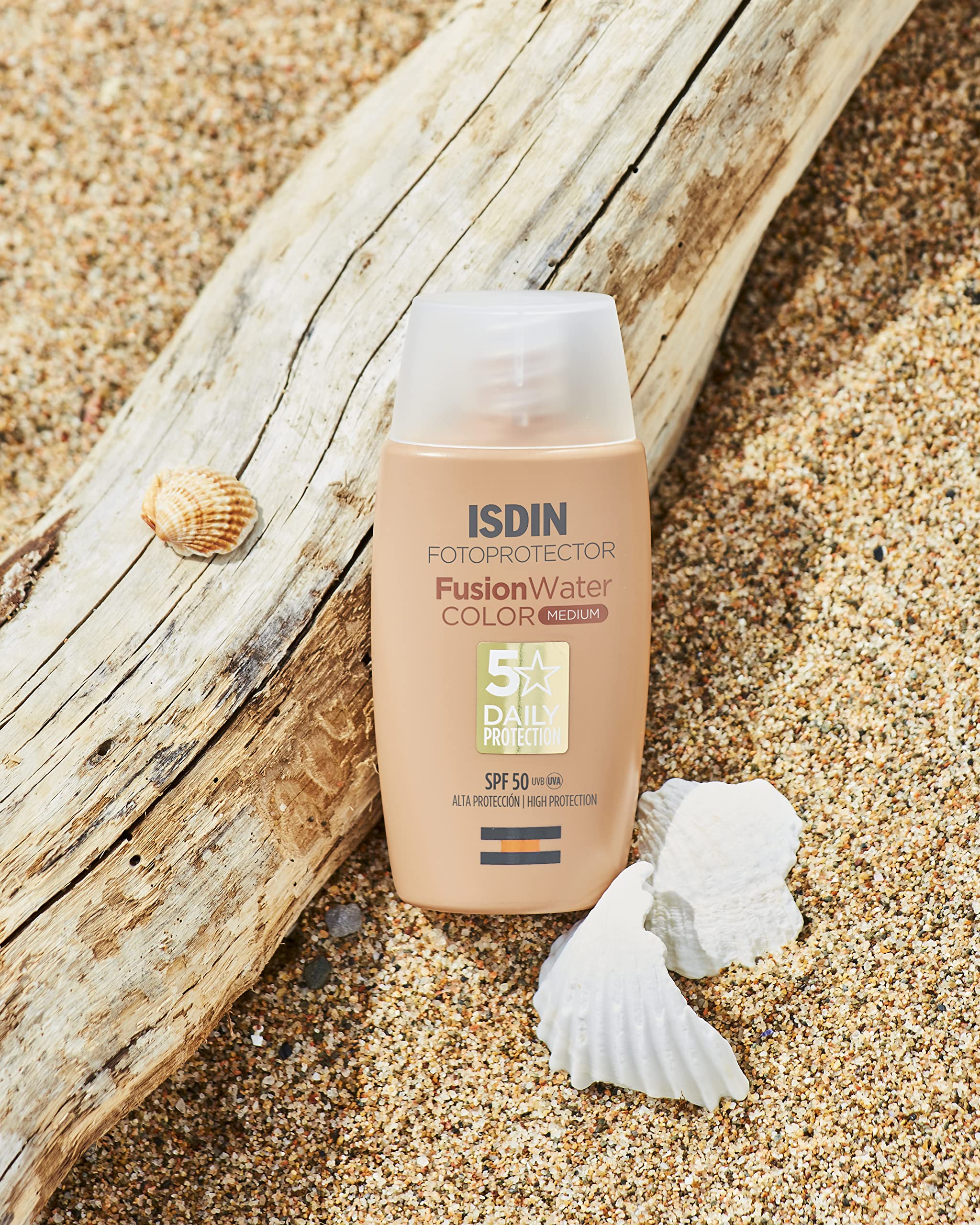 ISDIN Fusion Water Color SPF 50 Medium Tinted Daily Facial Sunscreen 50ml 9