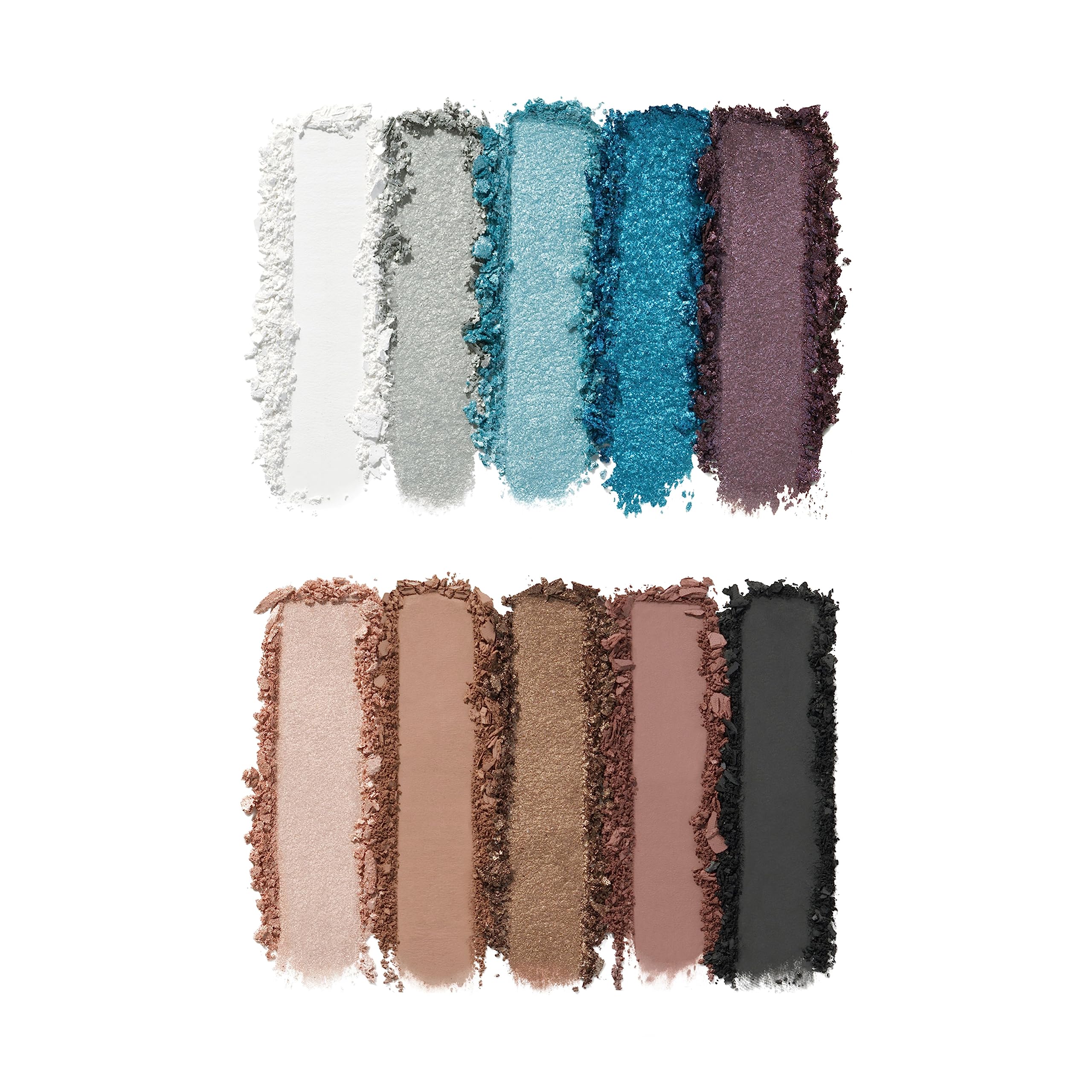 elf Perfect 10 Lidschattenpalette, zehn hochpigmentierte, leuchtende Farben, geschmeidige, cremige und leicht verblendbare Formel, vegan und tierversuchsfrei, intergalaktisch 3