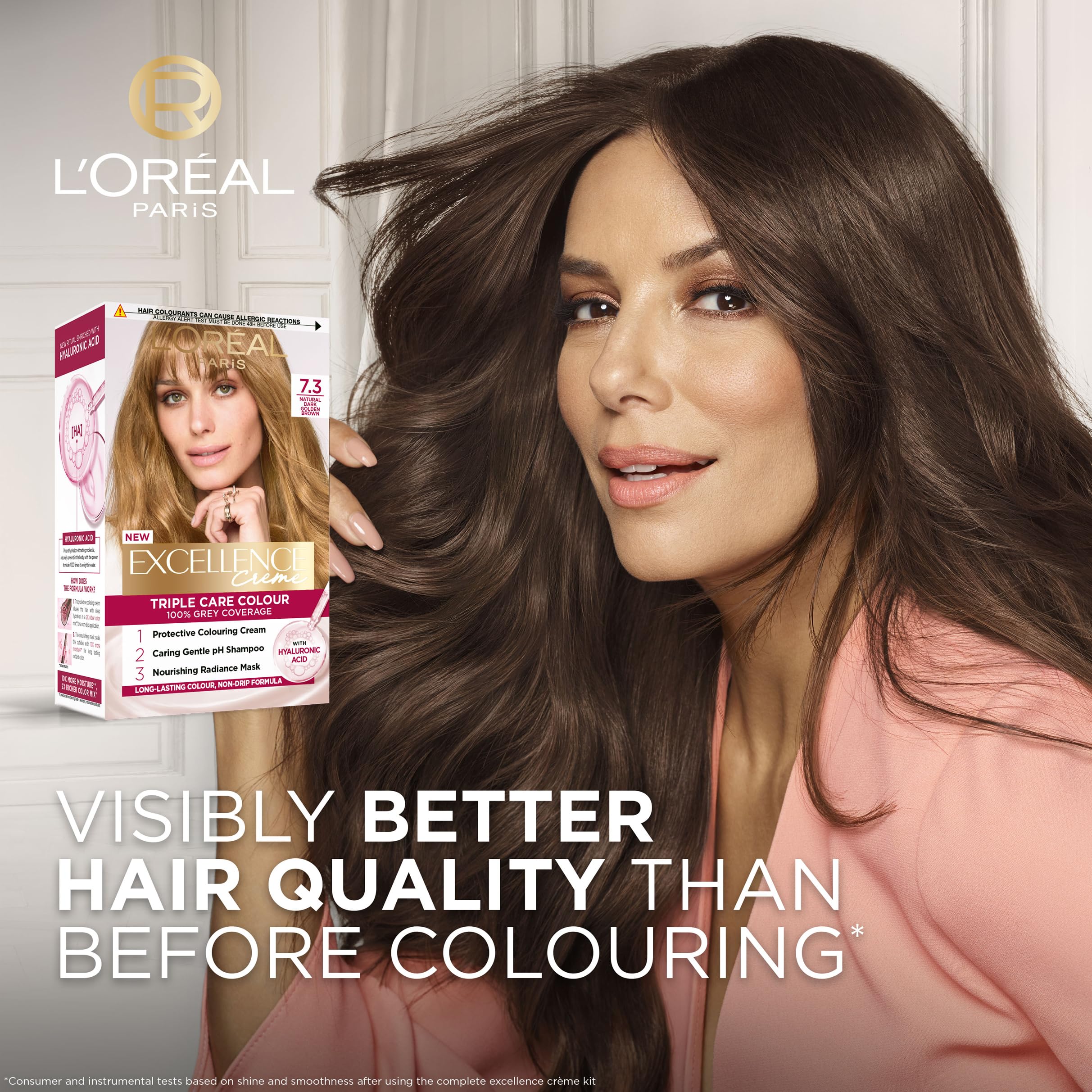 L'Oréal Paris Excellence Crème Permanent Hair Dye 7.3 Natural Dark Golden Blonde 3
