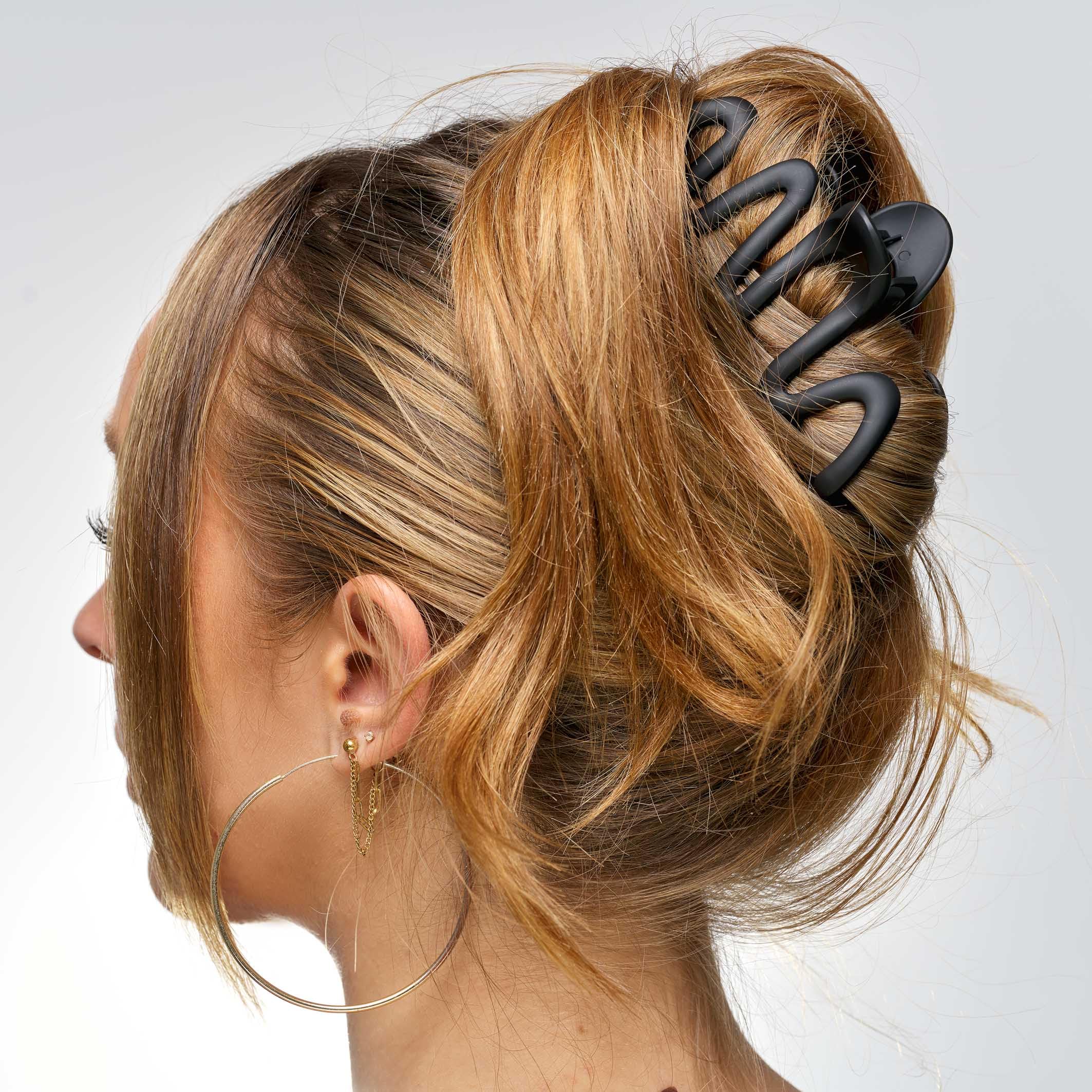 Brushworks Wave Claw Clips – 3 Pack Large Hair Clips with Strong Grip and Trendy Design 7