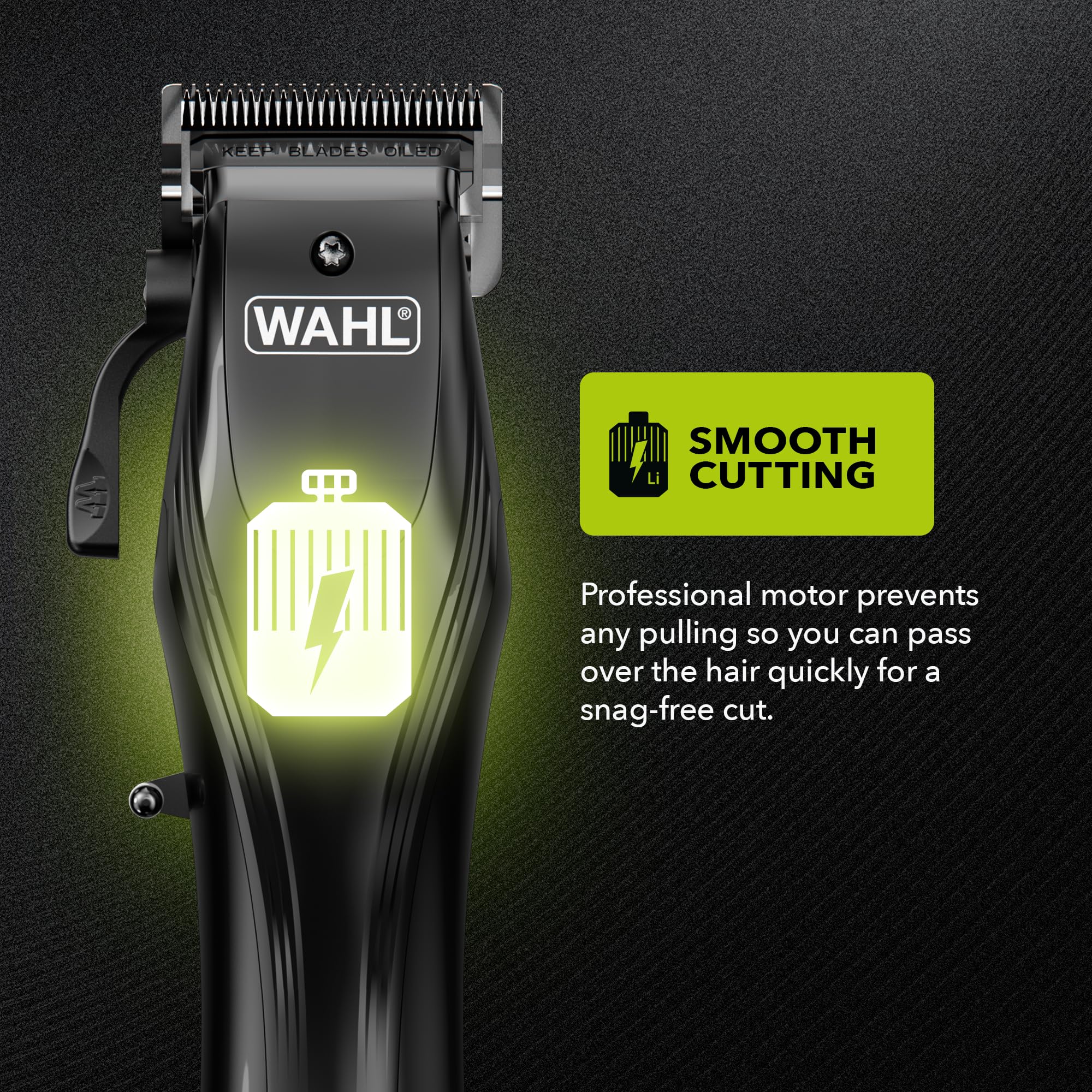 Wahl Rapid Clip Hair Clipper with USB Rechargeable Power and Ear/Nose Trimmer 7