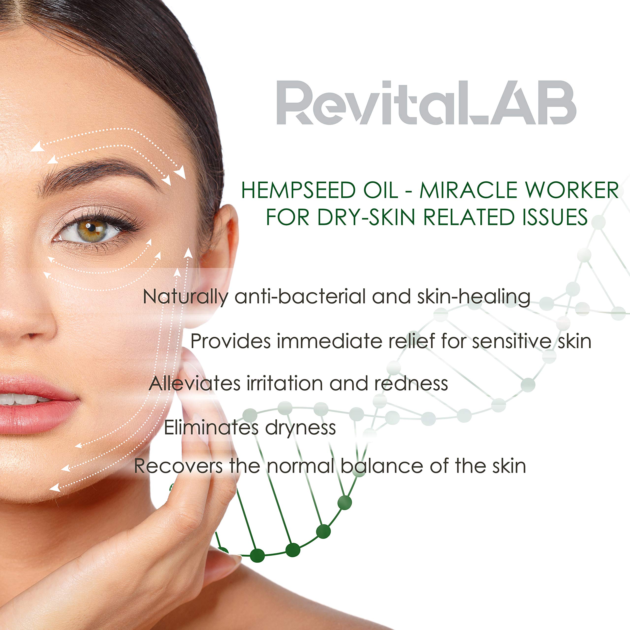 RevitaLAB Cannabis Extract Day Emollient Face Cream with Hemp Seed Oil 7