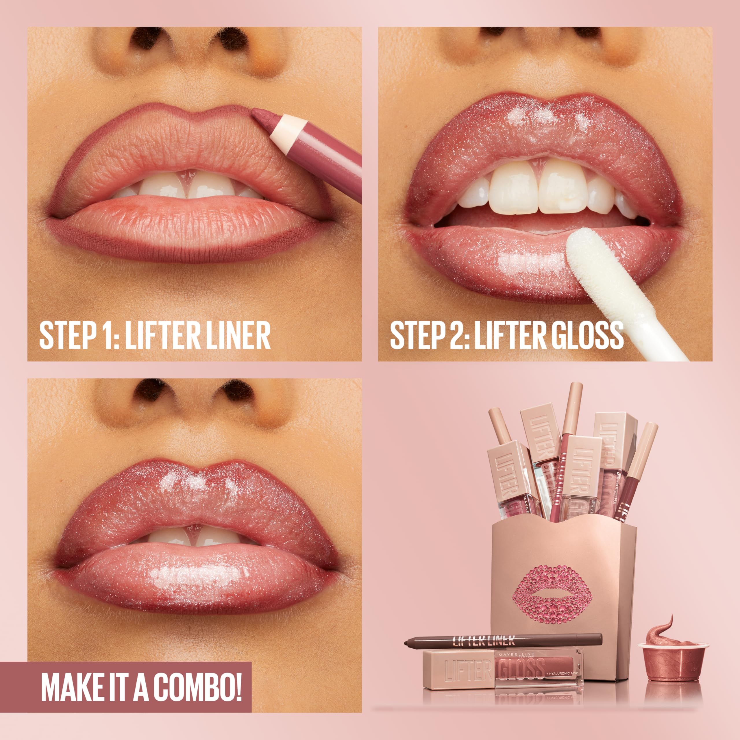 Maybelline New York Lifter Liner Lip Liner - Long-Lasting Creamy Colour with Hyaluronic Acid 8