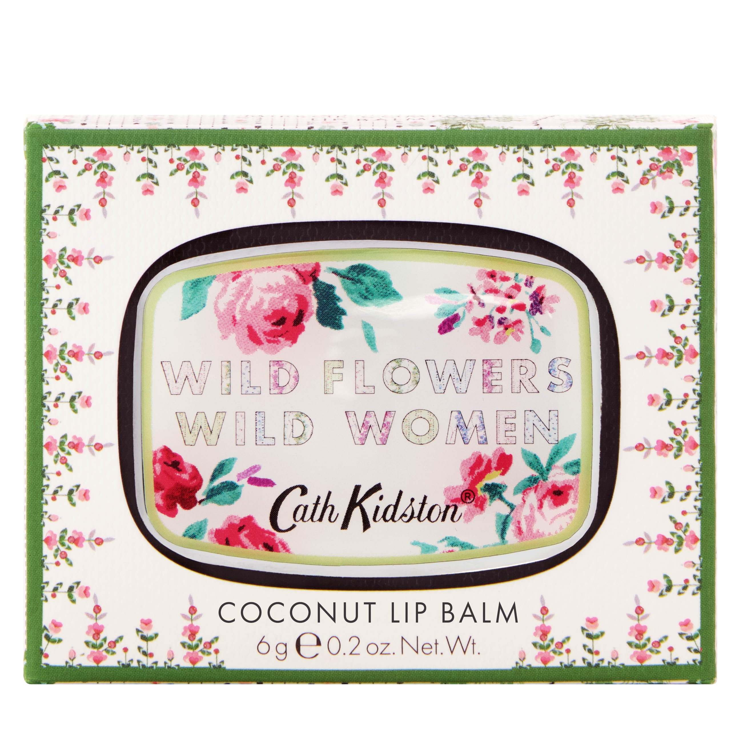 Cath Kidston Lippenbalsam 6 g in Präsentationsschale und Kompaktspiegel, Sheabutter und 7