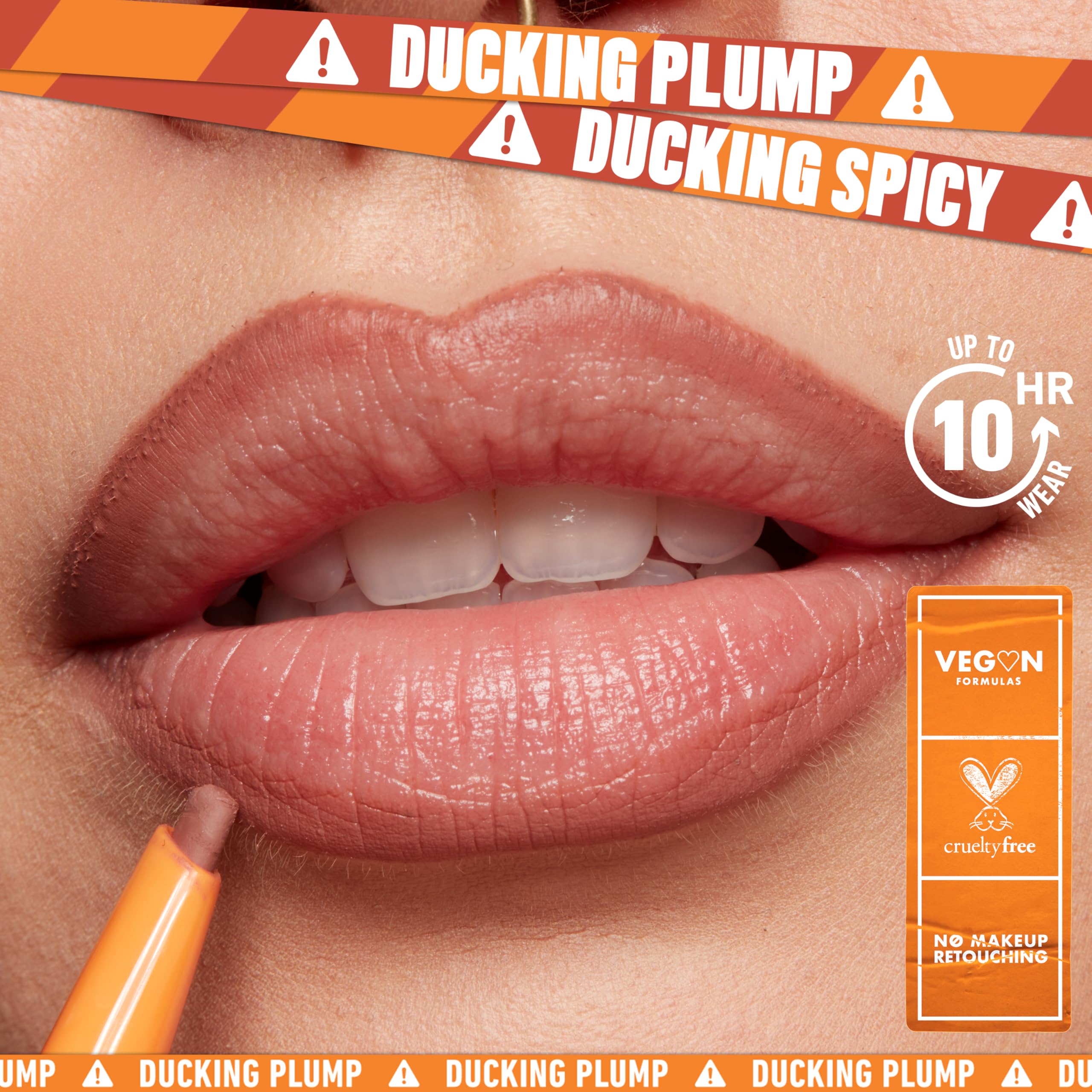 NYX Professional Makeup Duck Plump Plumping Lip Liner - Flirty Flip - Up To 10 HR Wear 4