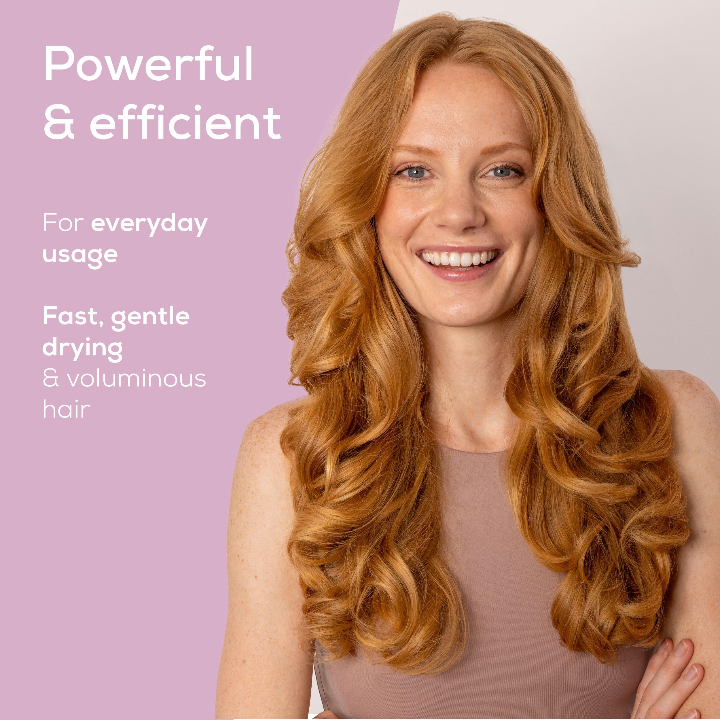 Beurer HC 25 Travel Hair Dryer 1600W with Ion Function, Foldable, Dual Voltage 3