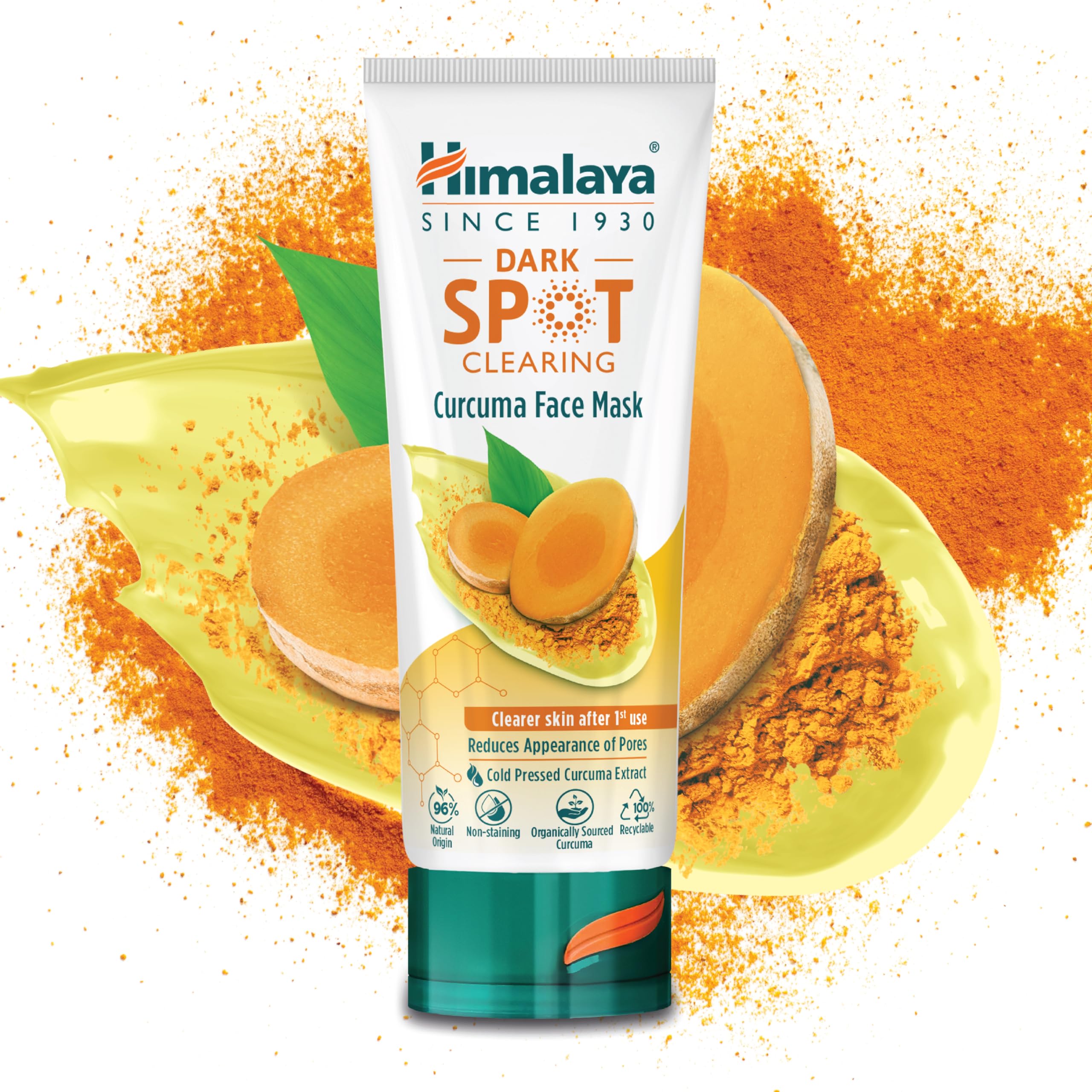 Himalaya Dark Spot Clearing Turmeric Face Mask with Niacinamide and Licorice 3