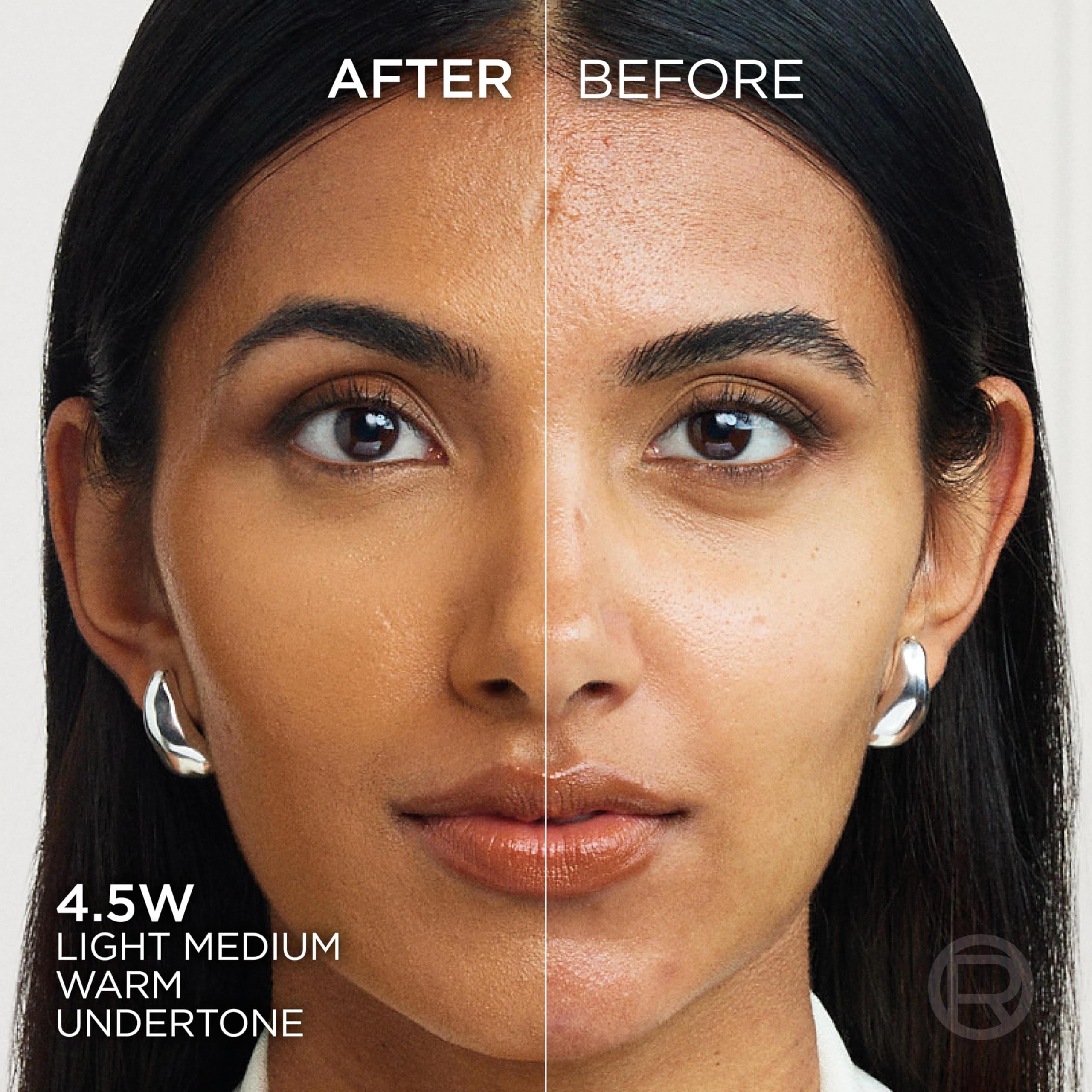 L'Oréal Paris True Match Hautpflege-Flüssig-Foundation mit Hyaluronsäure, LSF 16, Farbton 4,5W 5